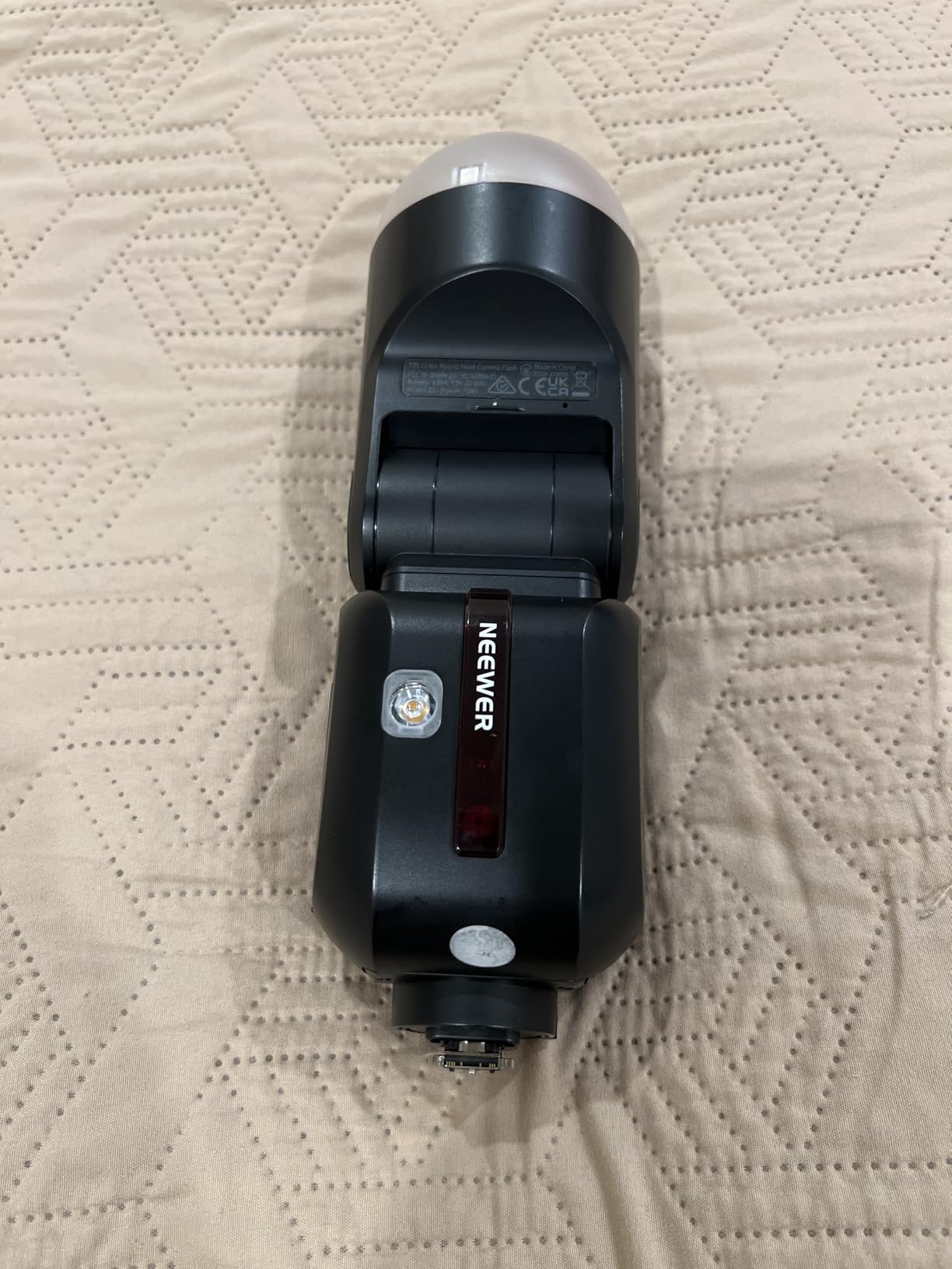 NEEWER Z2-N 2.4G TTL Round Head Flash Speedlite Compatible with Nikon Cameras, 76Ws 1/8000s HSS with Diffuser, 2 Modeling Lamps, Upgraded UI, TTL/M Toggle Key, 3000mAh Battery, 600 Full Power Flash customer photo 1