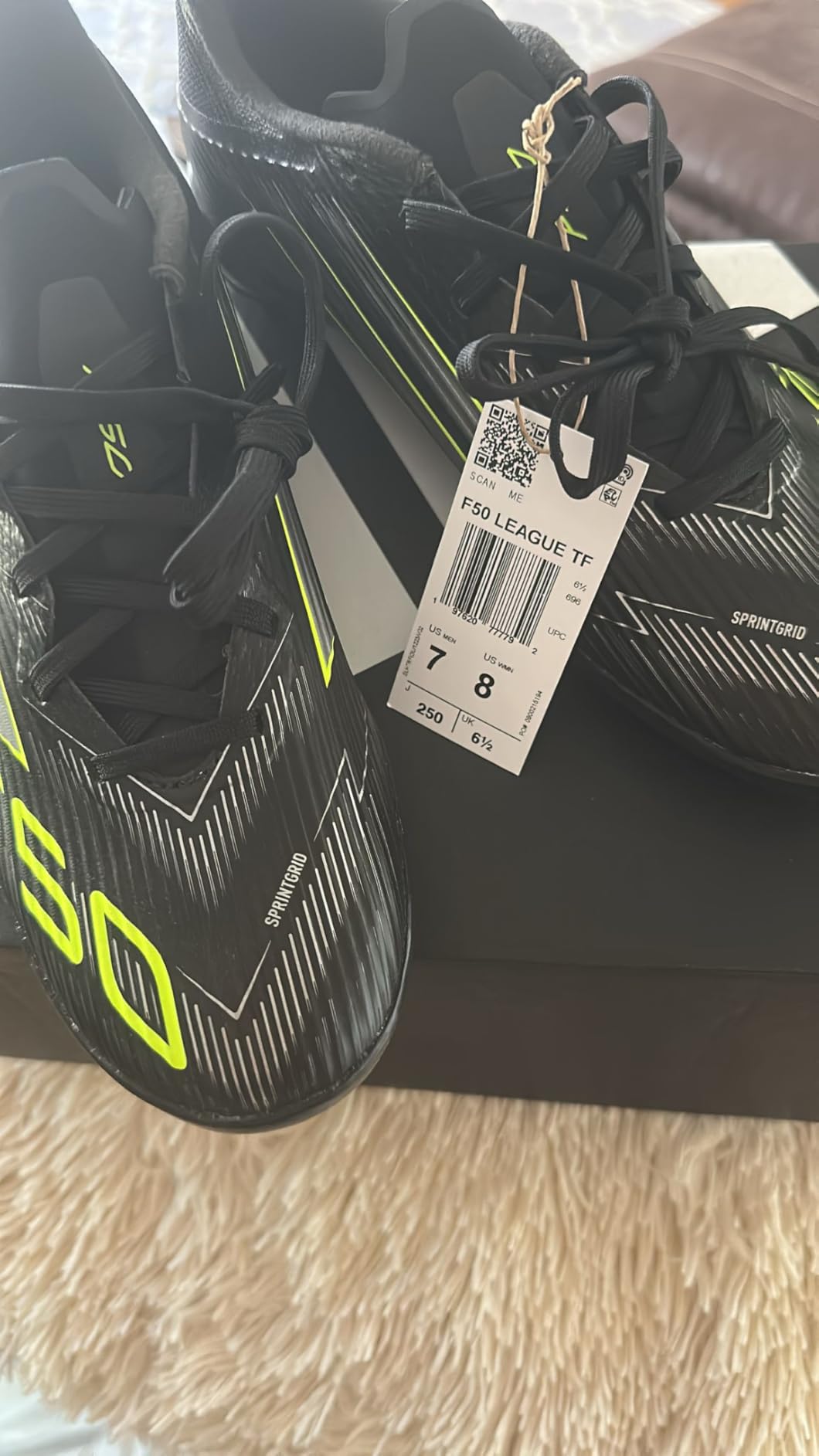 Adidas Unisex-Adult F50 League Laceless Firm Ground Soccer Cleats customer photo 1
