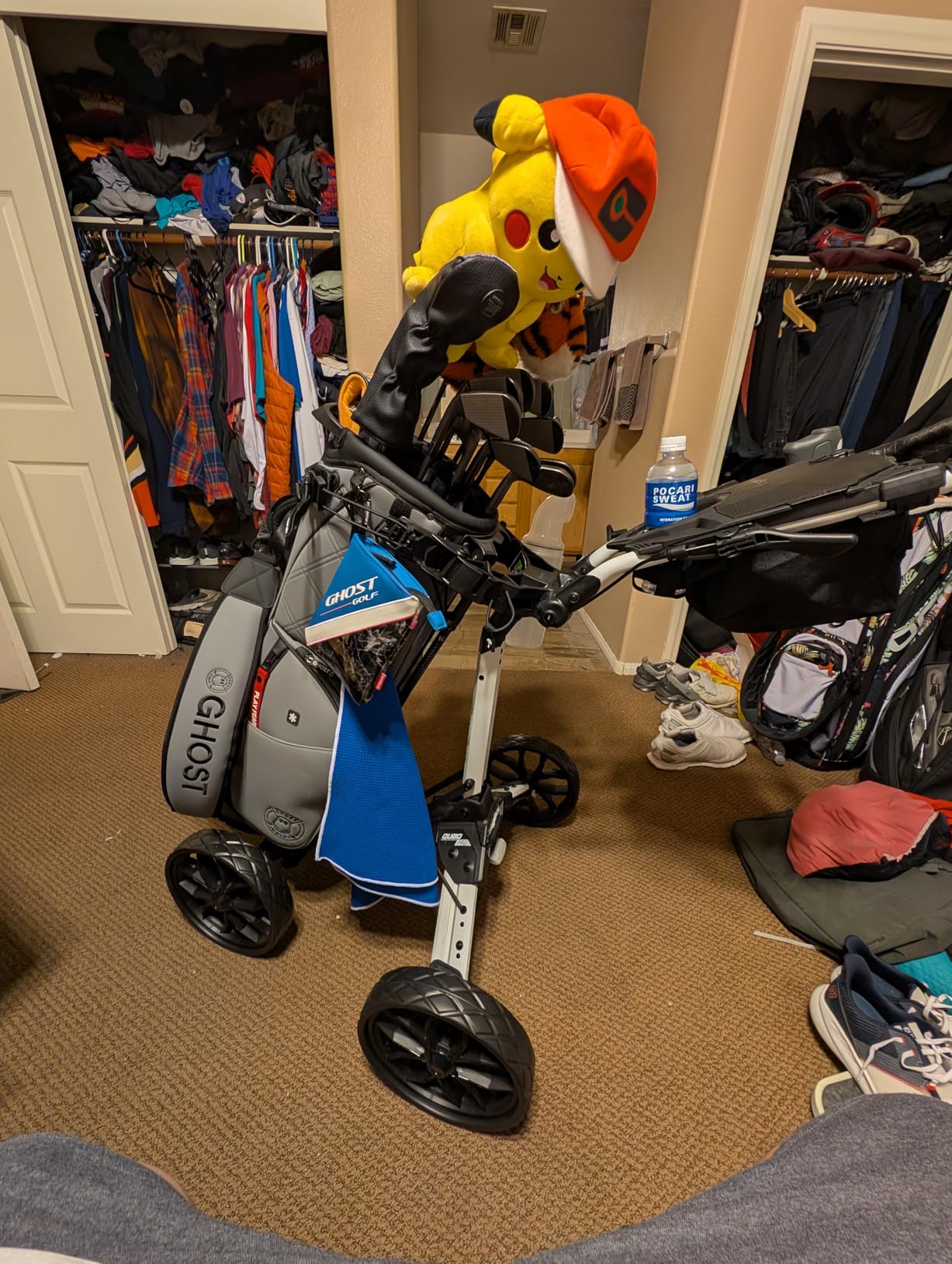 Bag Boy Quad Pro Push Cart, Black/Slate customer photo 1