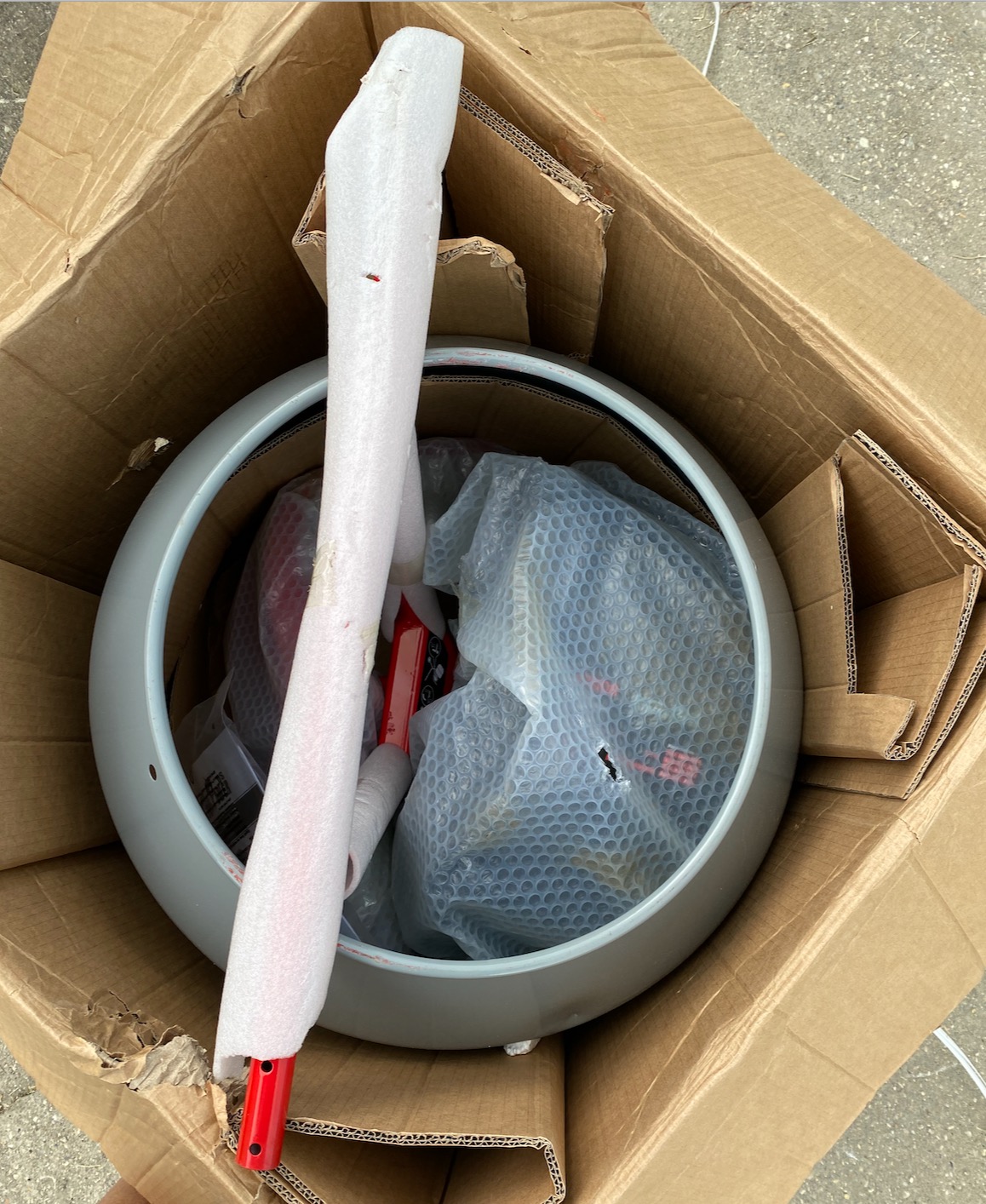 XtremepowerUS 4.6 cu. ft. Cement Mixer Portable Mixing Cement Mixer Drive Gearbox 560W Portable Electric Concrete Mortar Barrow Machine customer photo 2