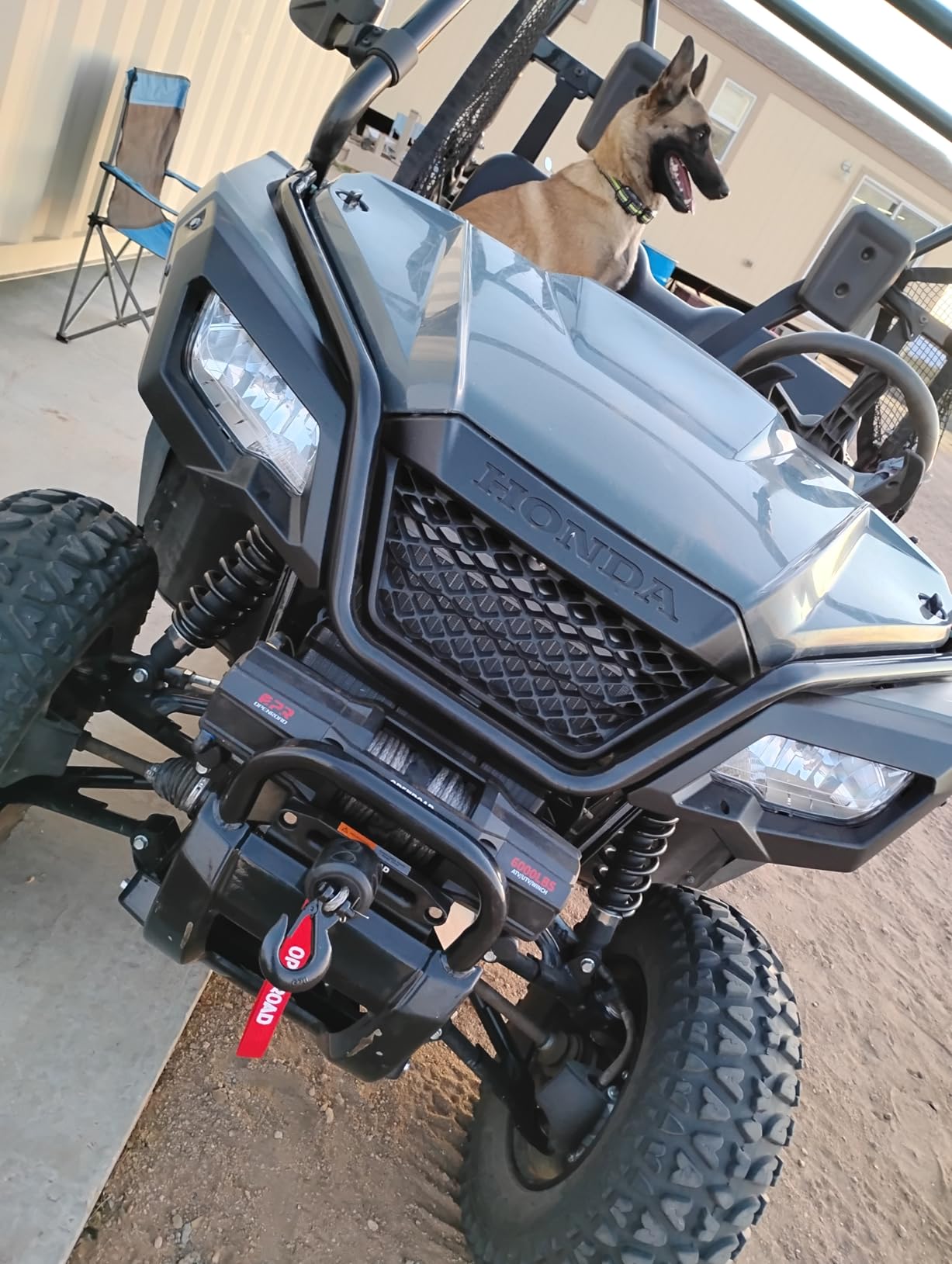 OPENROAD 12000 lbs Winch with Synthetic Rope and 2 Wireless Remotes - Panther Series 3S, IP68 Waterproof customer photo 1