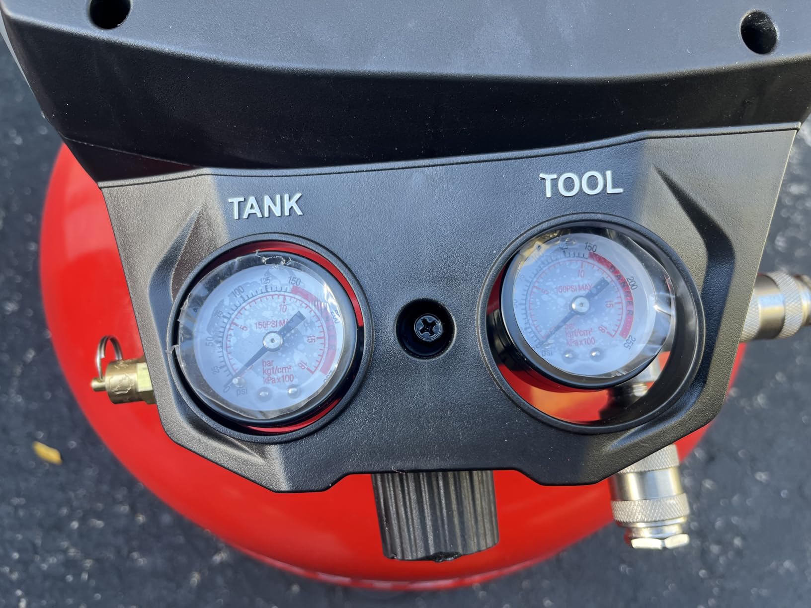 Craftsman Air Compressors 6 Gallon Portable Pancake Air Compressor, Oil Free Max 150 Psi 1.0HP 2.6 CFM@90PSI Electric Air Compressor Shop Air Compressor, CMXECXA02106410 customer photo 2