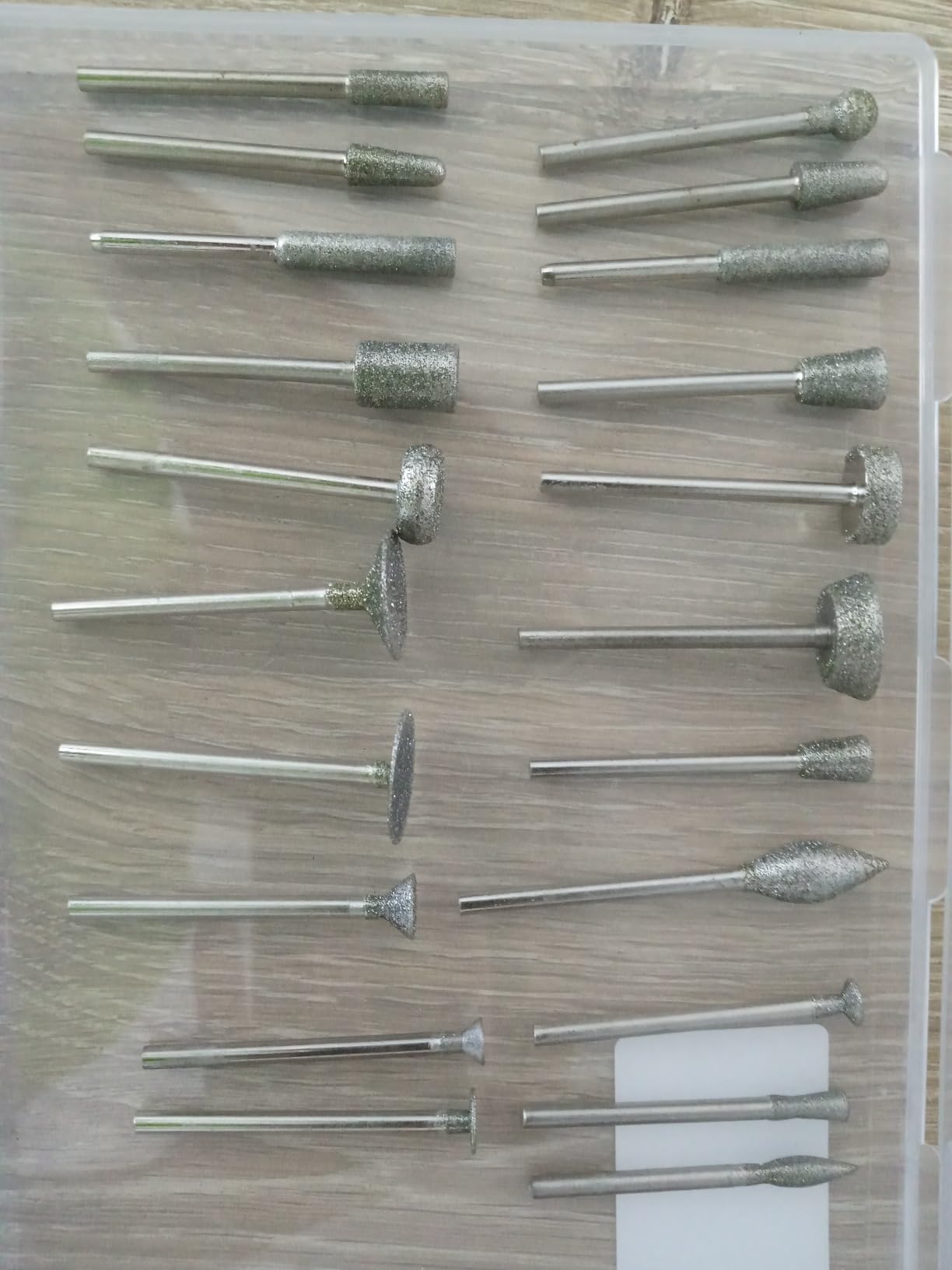 52Pcs Diamond Grinding Bit Polishing Kit Compatible with Dremel, Stone Carving Set Diamond Bits 1/8