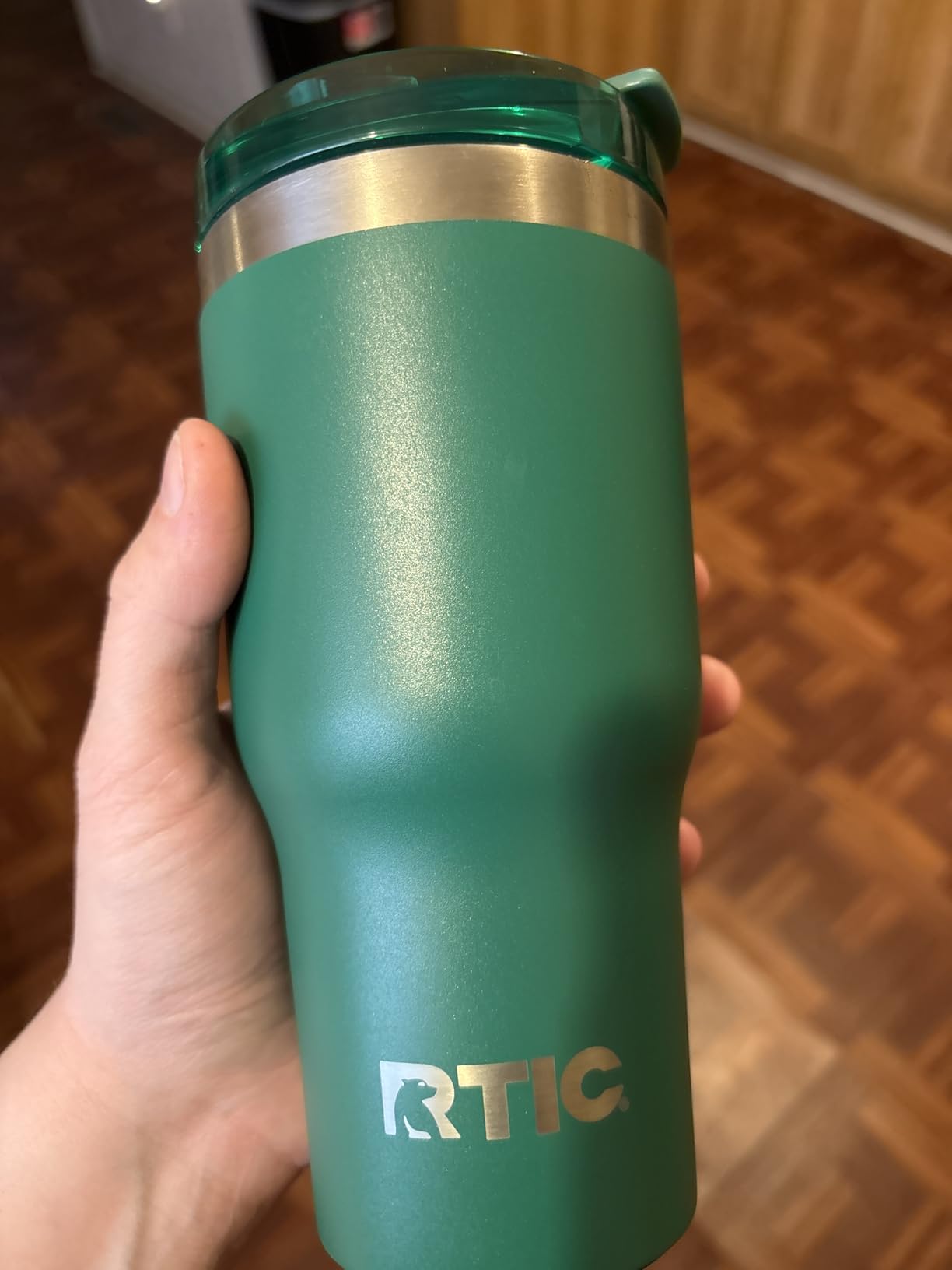 RTIC 30oz Essential Tumbler with Lid, Ceramic Lined, Insulated, Stainless Steel, Metal, Double Wall Vacuum-Insulation, Travel Cup for Iced Coffee, Tea, Hot and Cold Drink, Graphite customer photo 2