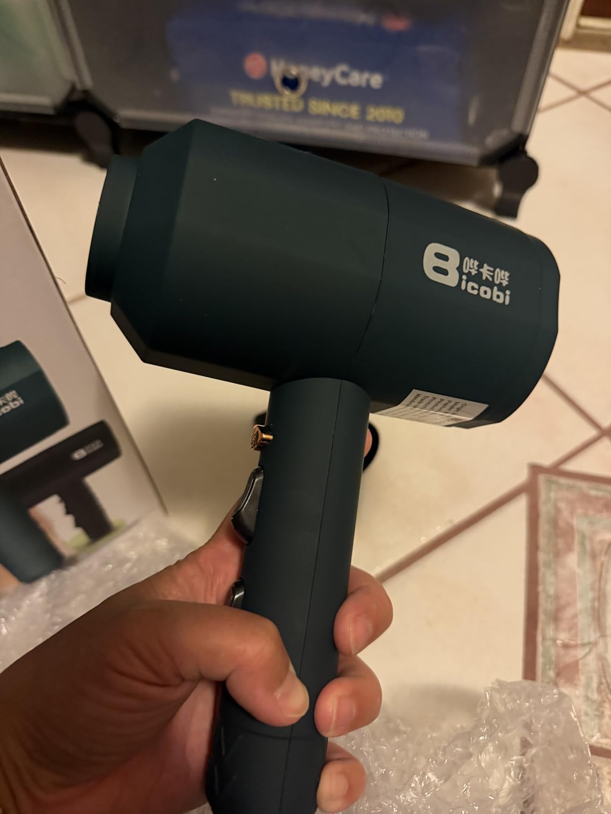 Dog Cat Hair Dryer,Professional Double Force Grooming Blower Dryer for Medium/Small Pets,IEC & UL Certificated customer photo 1