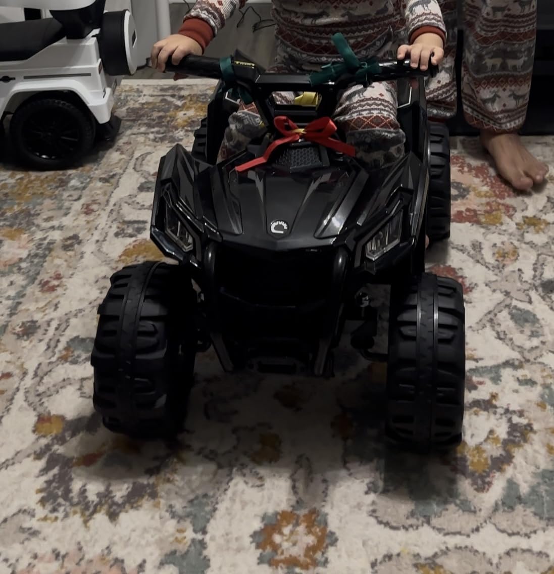 Best Choice Products 6V Kids Ride On Toy, 4-Wheeler Quad ATV Play Car w/ 1.8MPH Max Speed, Treaded Tires, Rubber Handles, Push-Button Accelerator - Gray customer photo 1