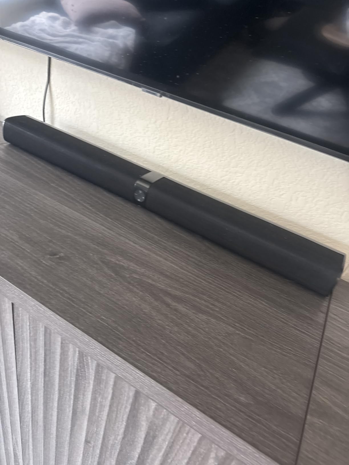 Sound Bar for Smart TV, Soundbar with Bluetooth/ARC/Opt/AUX Connect, Auto Volume Boost, 3 Equalizer Modes, 2 in 1 Detachable Soundbar for TV/PC/Gaming/Projectors customer photo 2