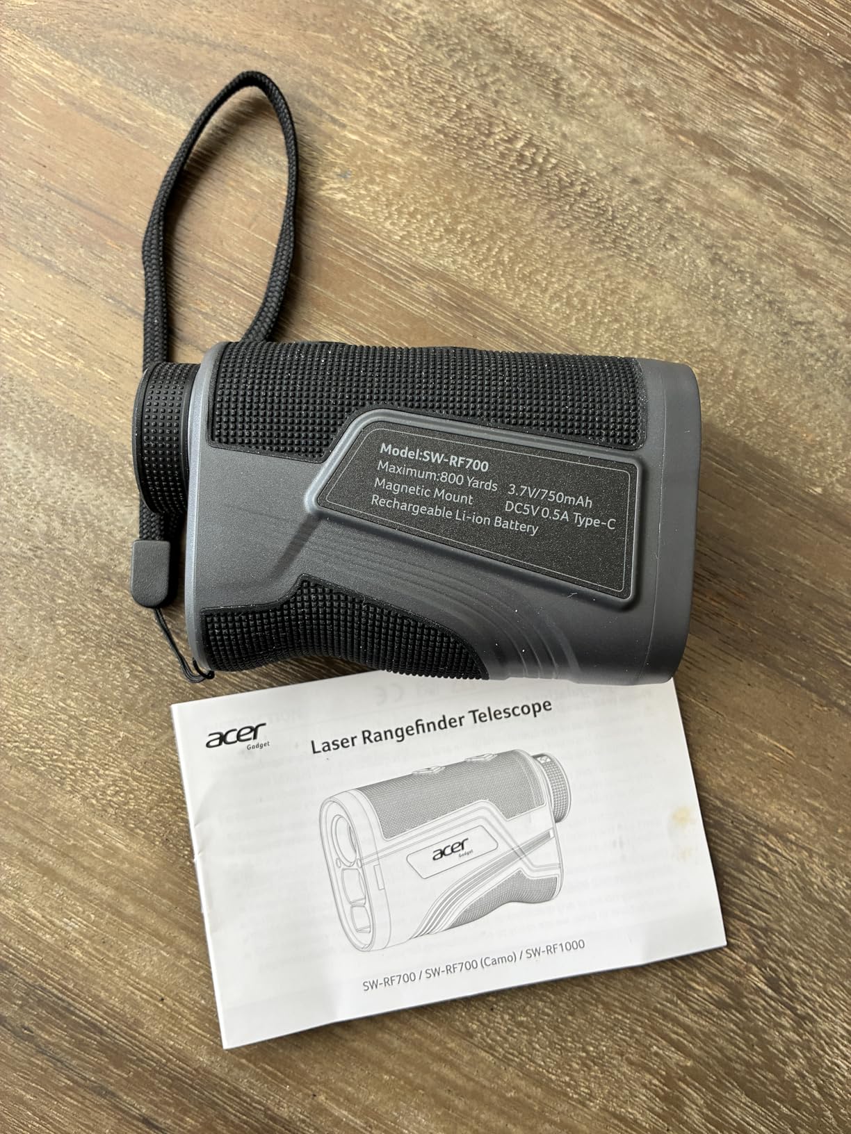 Acer Gadget Golf Rangefinder with Slope - 800/1200Yards Range Finder for Hunting, 6X Magnification with Flag Pole Locking Vibration, Rechargeable Battery with Magnet Stripe customer photo 1