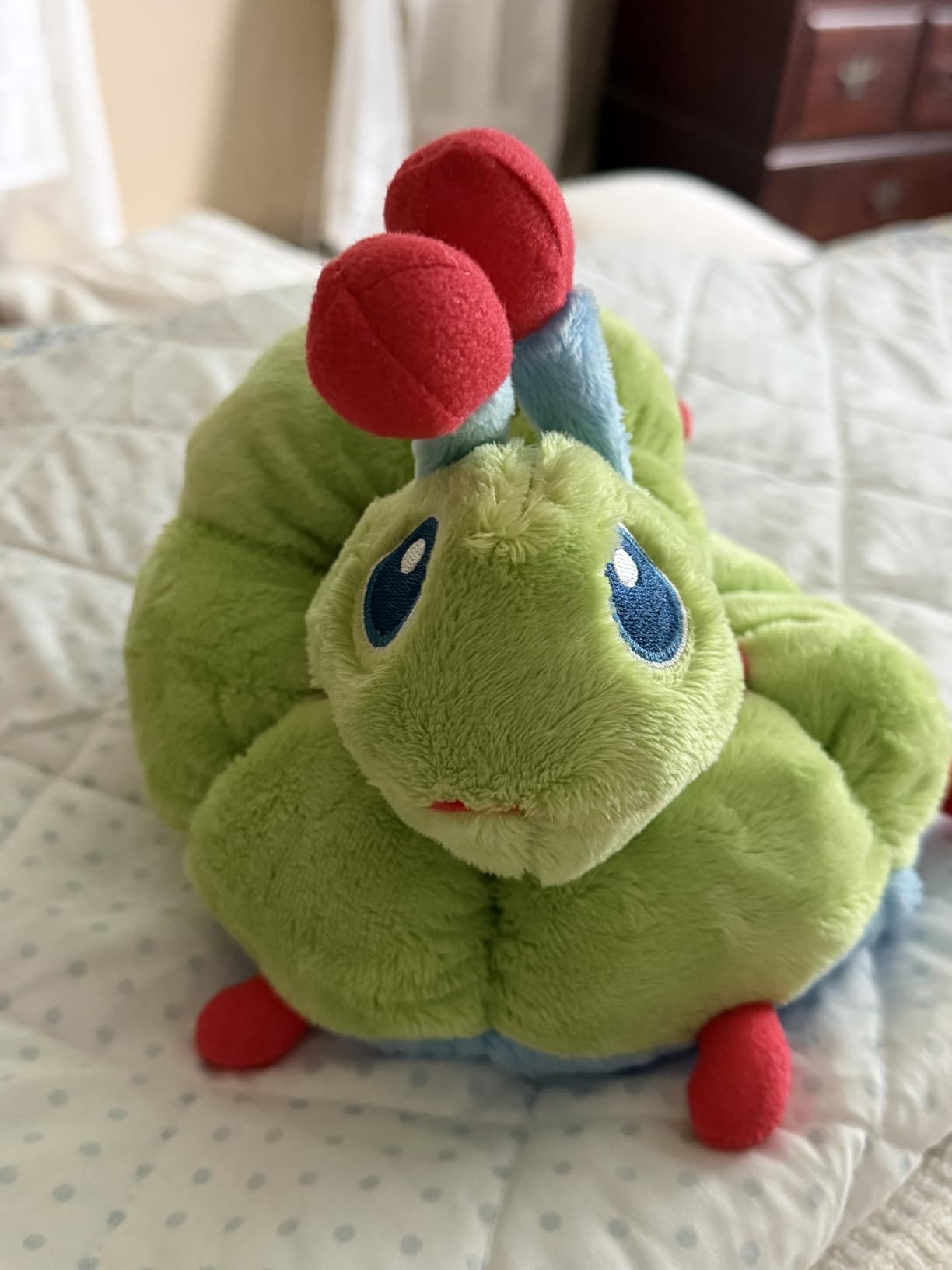 Calmee the Caterpillar Weighted Sensory Plush Toy for Kids, Breathing Exercise & Calming Tool for Focus and Emotional Regulation, SEL Mindfulness Toy for Home & Classroom. Soft, Durable, & Washable. customer photo 1