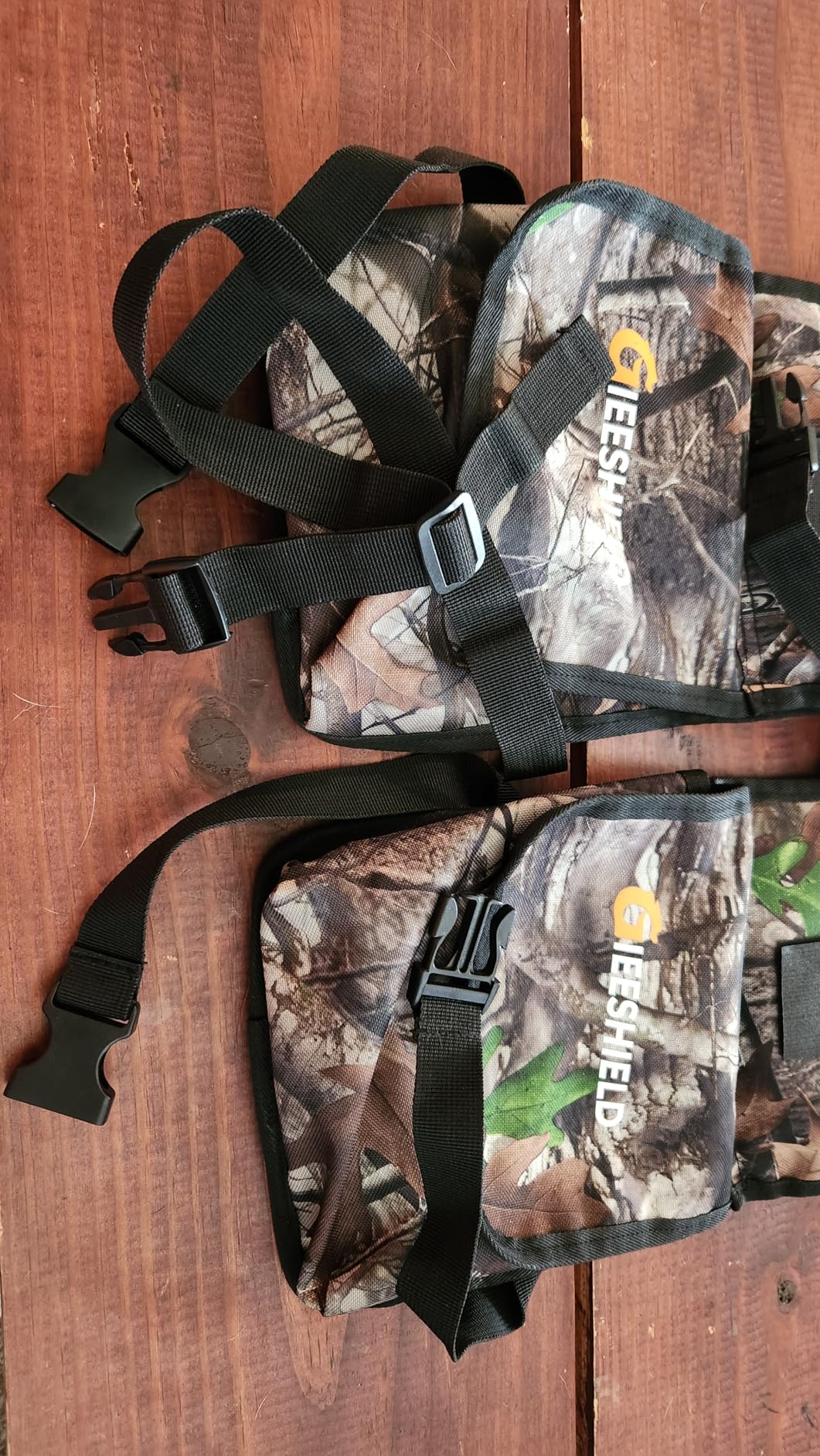Truck Gun Rack (Set of 2), Seat Back Gun Rack with Adjustable Straps, 600D Oxford Cloth, Universal Rifle Holder, PVC Coated, Secure Storage Pockets for Hunting Gear customer photo 2