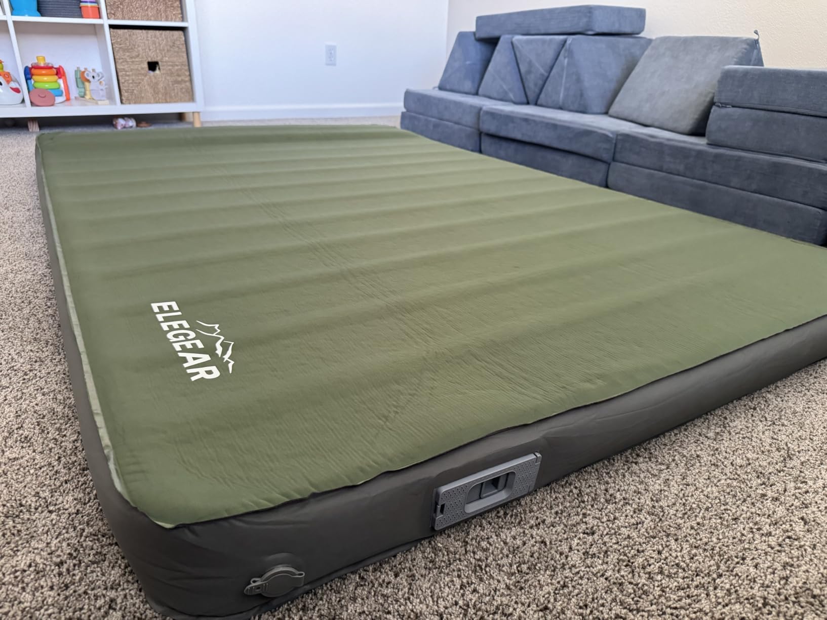 Elegear CumbreX Air & Foam Self Inflating Sleeping Pad, Built-in Electric Pump 4