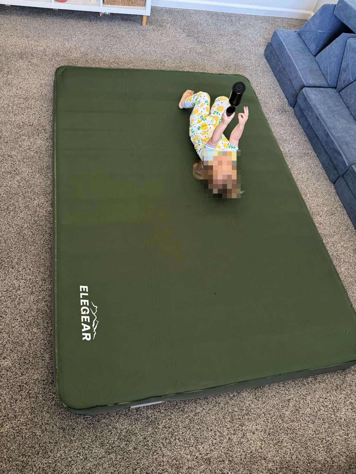 Elegear CumbreX Air & Foam Self Inflating Sleeping Pad, Built-in Electric Pump 4
