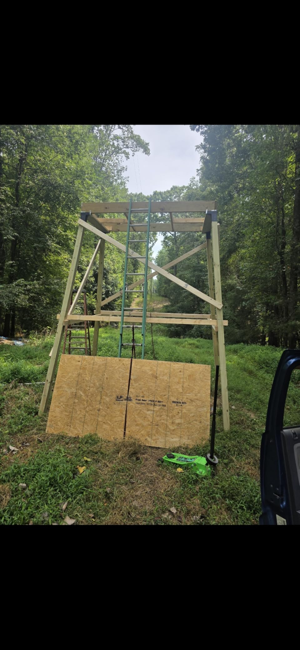 Deer Stand Brackets 4x4, Elevator Brackets 4Pcs, Deer Blind Brackets for Outdoor Hunting Platform, Elevated Deer Blinds, Tree Houses customer photo 2
