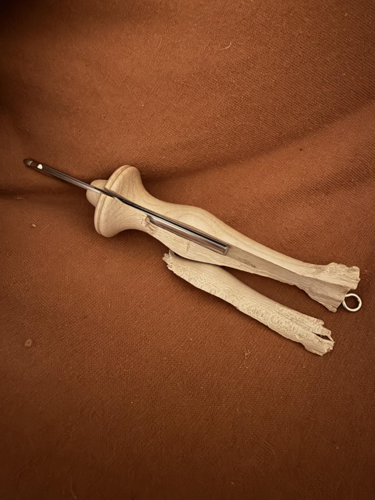 The Oxford Punch Needle #10 (1/4 inch Loop) Fine Point Punch Needle | Patented Design | Ergonomic Natural Wood Handle | Electropolished Steel Tip | Ideal for Rug Hooking customer photo 1