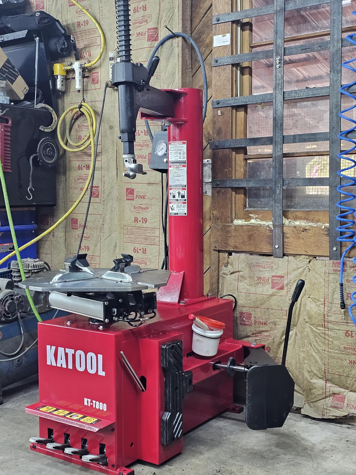 KATOOL 2.0HP Tire Changer Machine KT-T800 Inside Clamp 14
