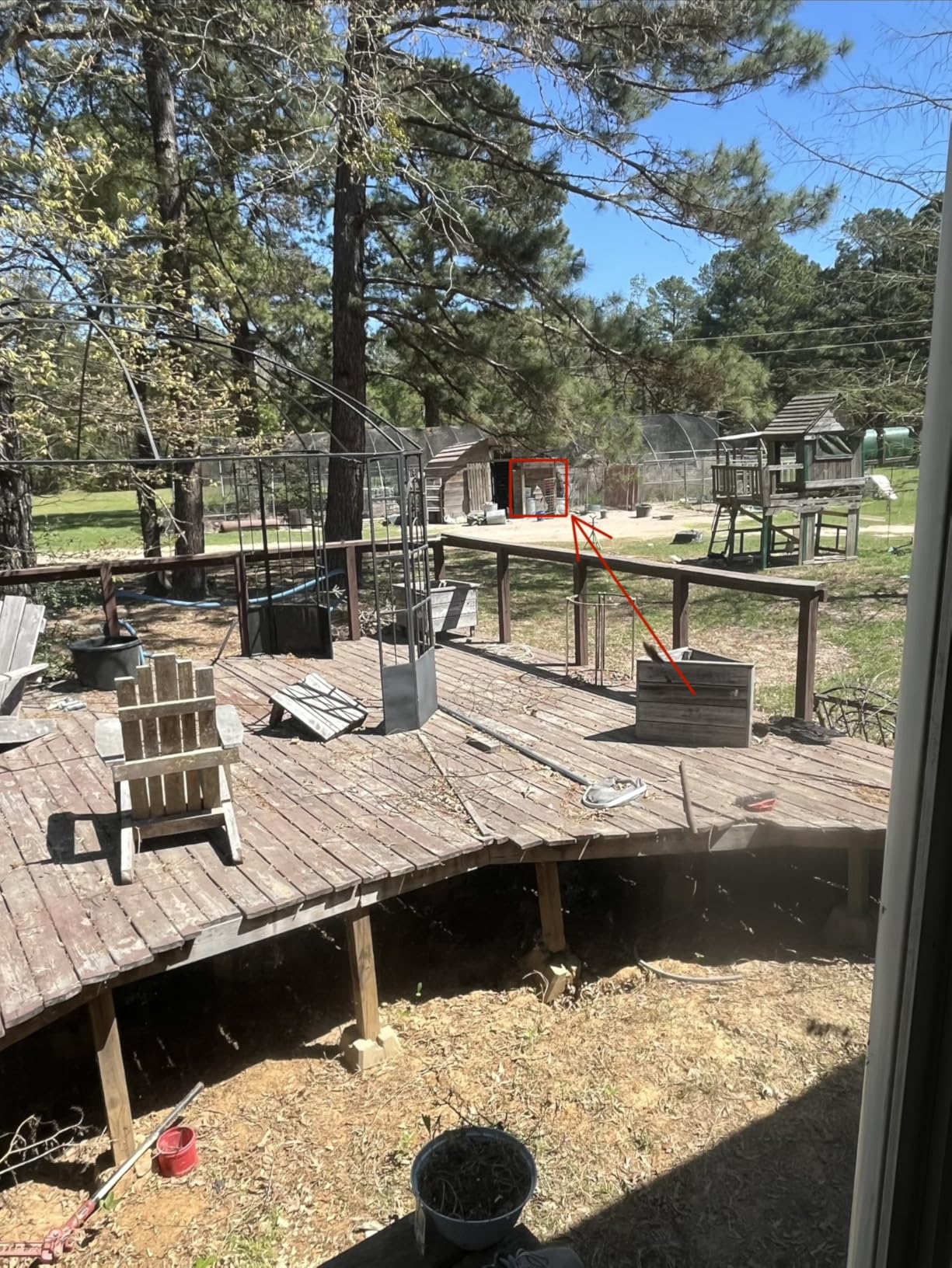 Okkobi Automatic Chicken Coop Door Solar Powered - LCD Display - Chicken Coop Door with Remote Control, Light Sensor & Timer - Security & Peace of Mind: Anti-Pinch Function - 5-Year Protection - Red customer photo 1