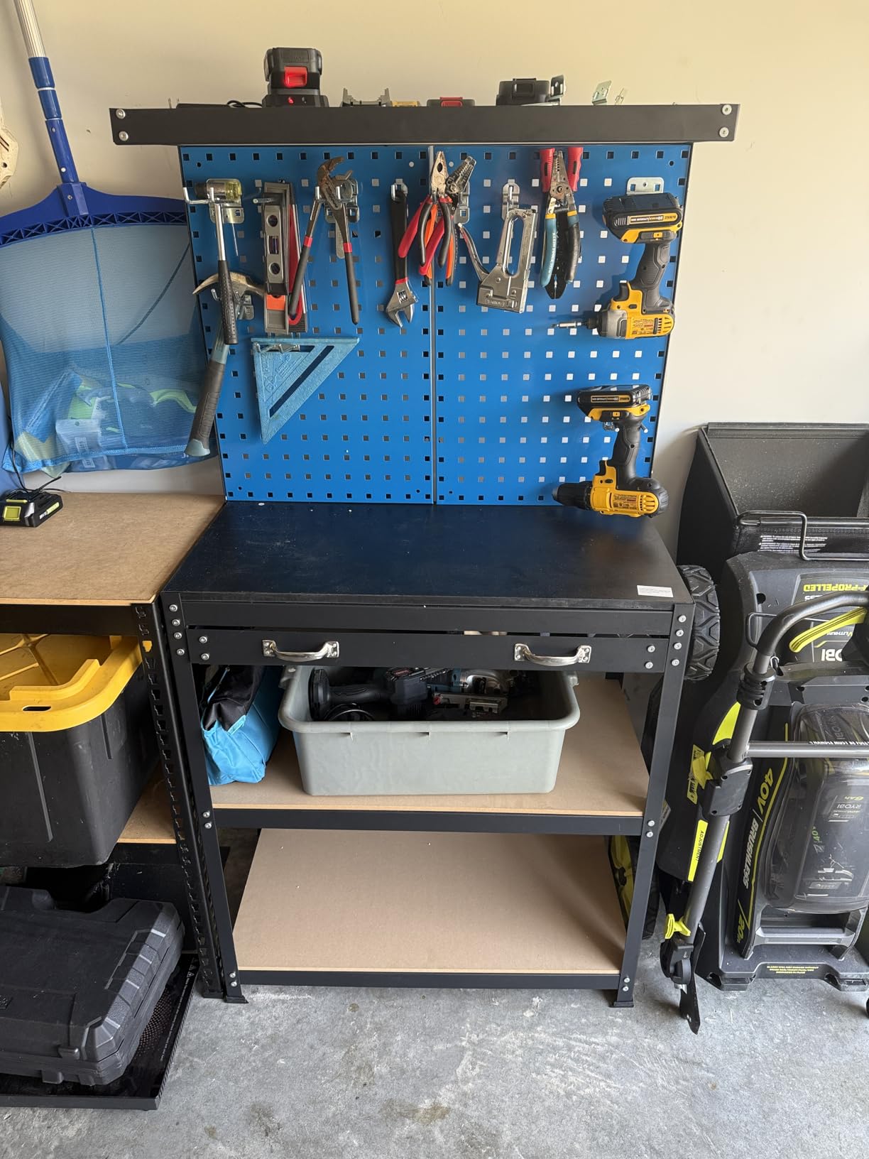 Goplus Workbench with Drawer, 32
