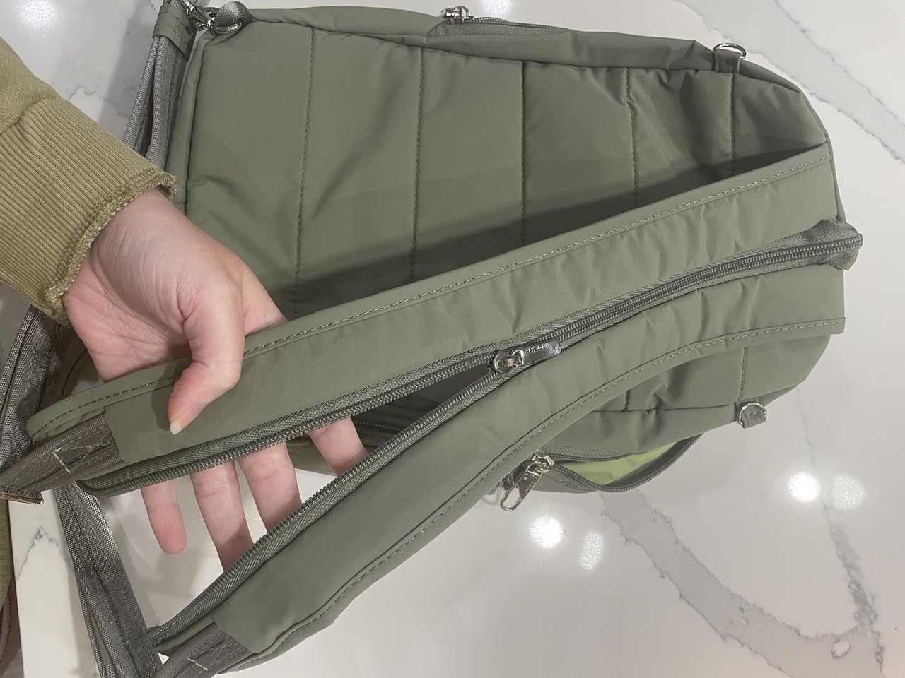 Travelon Anti-Theft Roam Convertible Backpack Sling customer photo 1