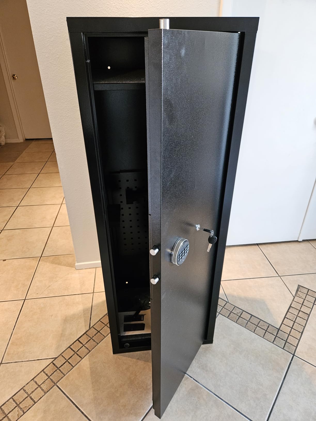 INTERGREAT 14-16 Gun Safe, Large Gun Safe for Rifles and Pistols, Quick Access Rifle Safe with 3 Removable Gun Racks and 4 Pistol Pockets, Digital Gun Cabinet with Dual Alarm and Mute Mode customer photo 2