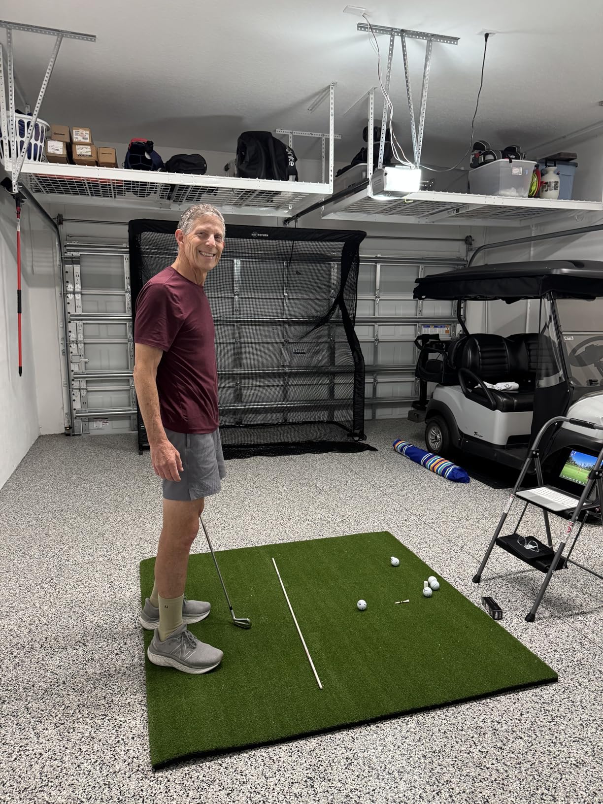Bearwill Golf Mat 31mm, 5x4ft Elite Golf Hitting Mats for Practice Outdoor Indoor customer photo 2