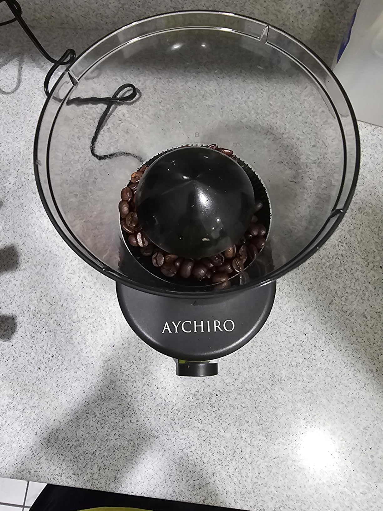 AYCHIRO Conical Burr Coffee Grinder Electric, Coffee Grinder with 30 Grind Settings, Adjustable Burr Mill Grinder for Home Use, 2-12 Cups for Espresso, Pour Over & French Press customer photo 2