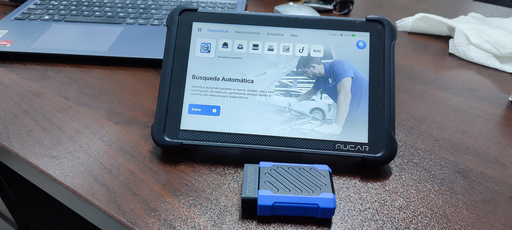 MUCAR 892BT AI-Assisted Bidirectional Scan Tool, Full System OBD2 Scanner, Bi-Directional OBD2 Scanner Diagnostic Tool, ECU Coding, 35 Services, FCA Autoauth, CANFD and DOIP, Free Lifetime Upgrade customer photo 1