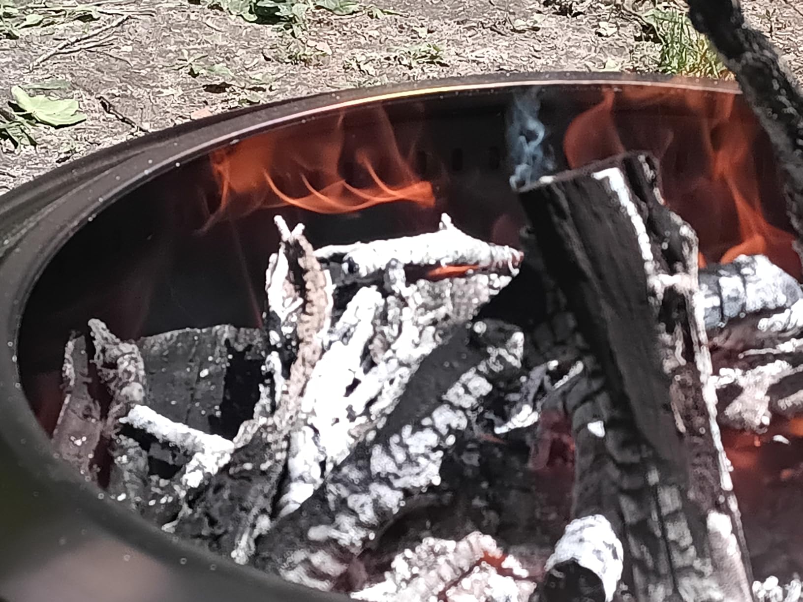 OutVue 27 inch Stainless Steel Smokeless Fire Pit, Outdoor Smokeless Firepit, Wood Burning Fire Pits for Camping, Bonfire, Low Smoke Firepit customer photo 1