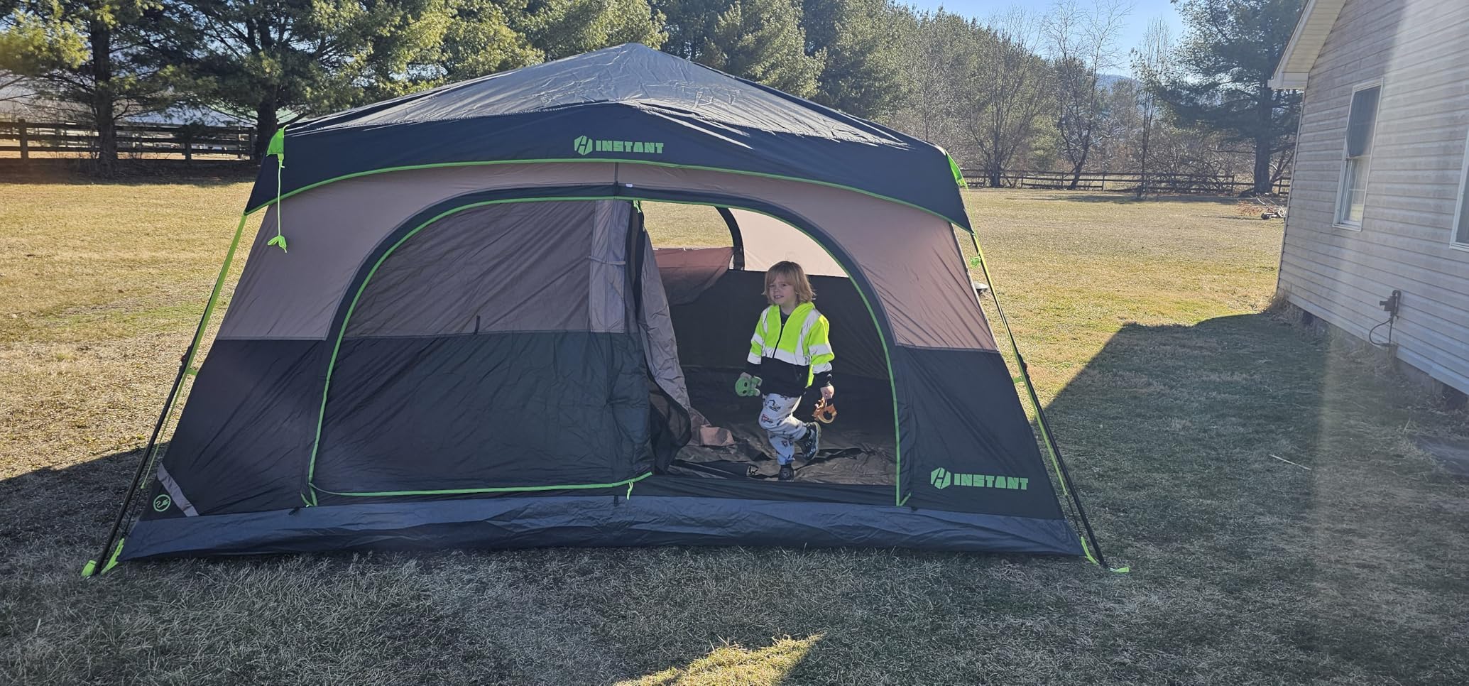 4/6/8/10 Person Instant Tent, Waterproof Pop Up Tents for Camping with Rainfly, 60 Seconds Easy Setup, Automatic Cabin Tent for Family Camping with Expandable Carry Bag & Upgraded Ventilation customer photo 2