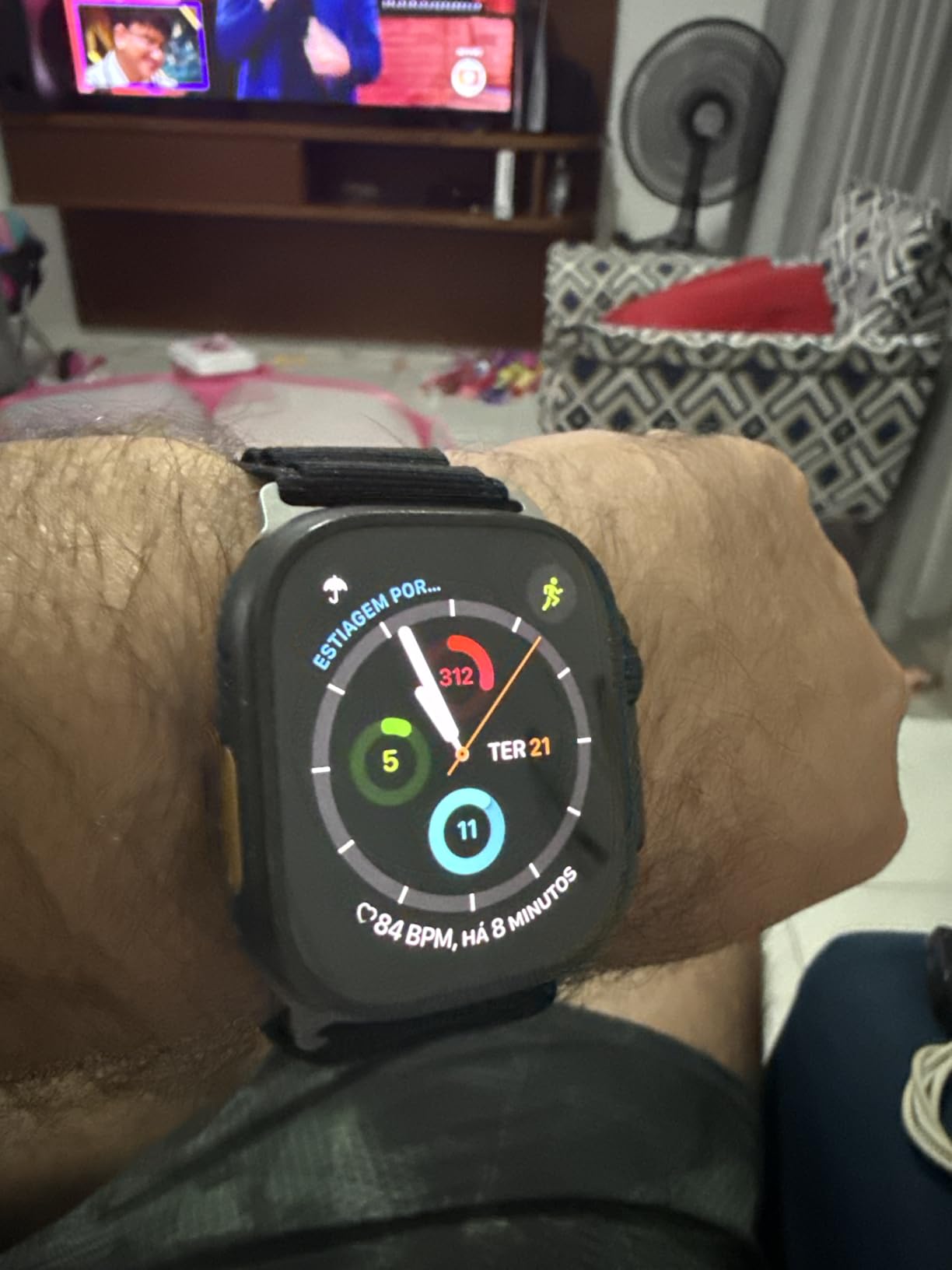 Apple Watch Ultra 2 (GPS+Cellular, 49MM) Black Titanium Black Ocean Band (Renewed Premium) customer photo 1