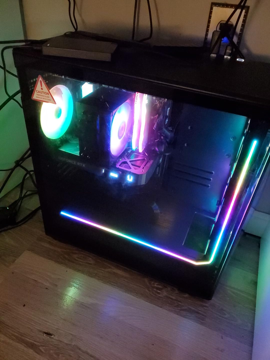 iBUYPOWER Slate MESH Gaming PC Desktop Computer Intel Core i7 14700F CPU, NVIDIA GeForce RTX 5070 12GB GPU, 32GB DDR5 RGB 5200MHz RAM, 1TB NVMe SSD, Windows 11 Home, Keyboard and Mouse - SMI7N5701 customer photo 2