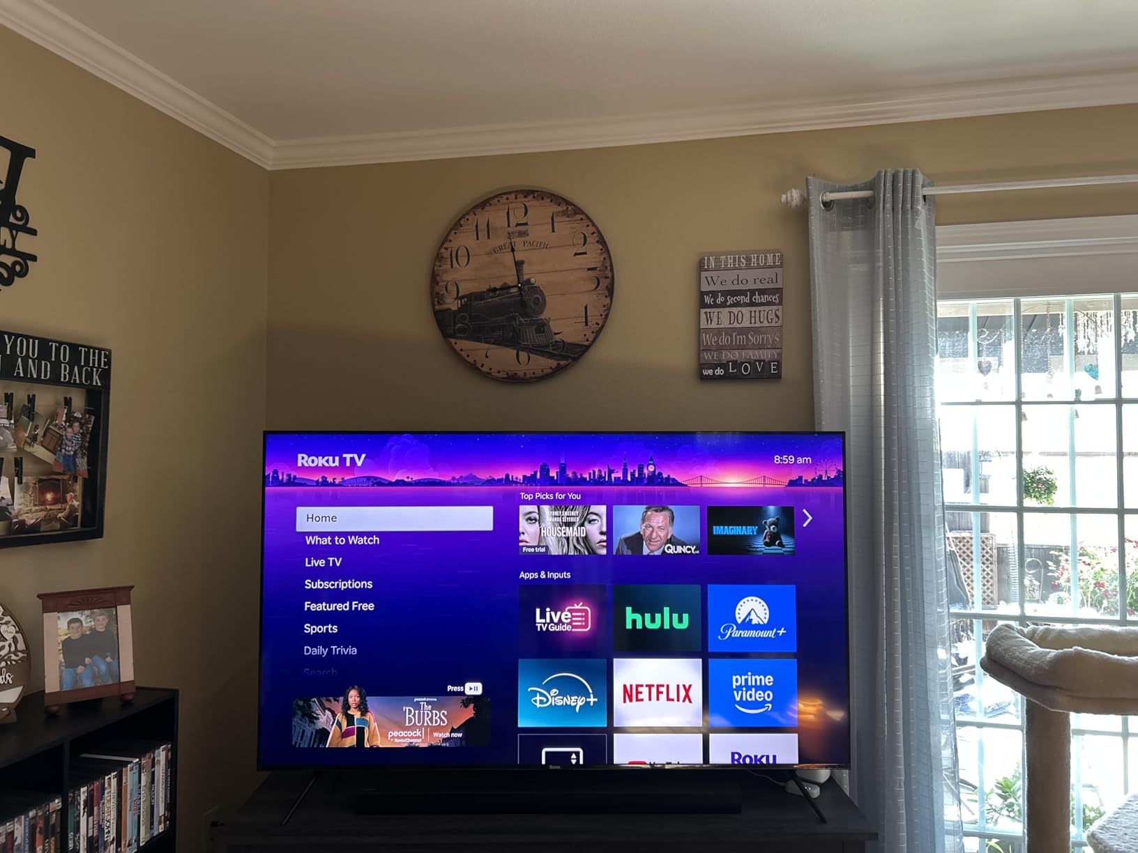 Roku Smart TV - 55-Inch Plus Series, Mini-LED TV - Roku TV with Enhanced Voice Remote - Flat Screen 4K QLED Television with Dolby Vision & Wi-Fi for Streaming Live Local News, Sports customer photo 2