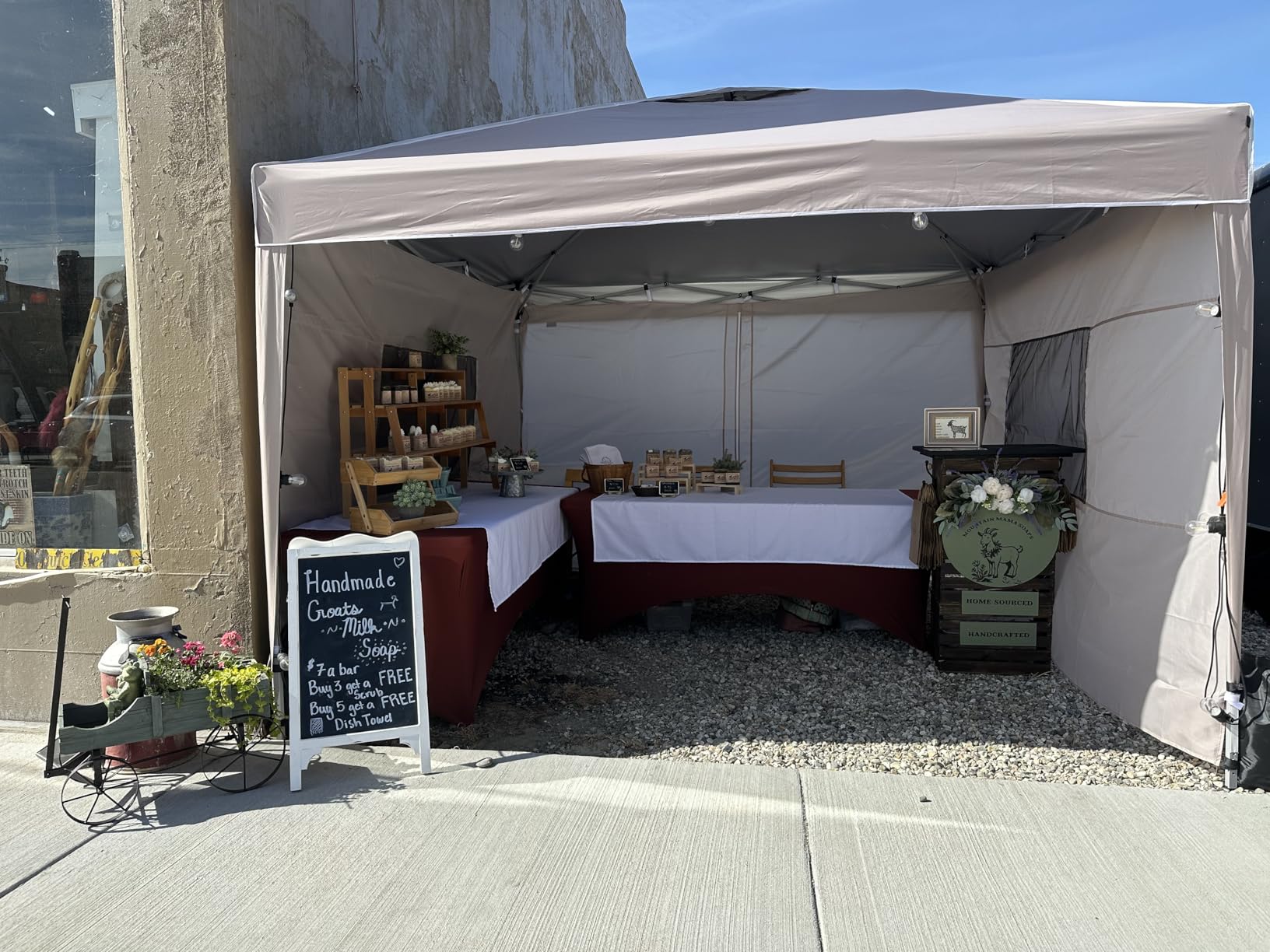 Quictent Privacy 10x10 Pop up Canopy Tent with Sidewalls and Roll-up Ventilated Windows, One Person Easy Setup, Outdoor Commercial Gazebo Shelter Enclosed Waterproof, Bonus 4 Sandbags customer photo 1
