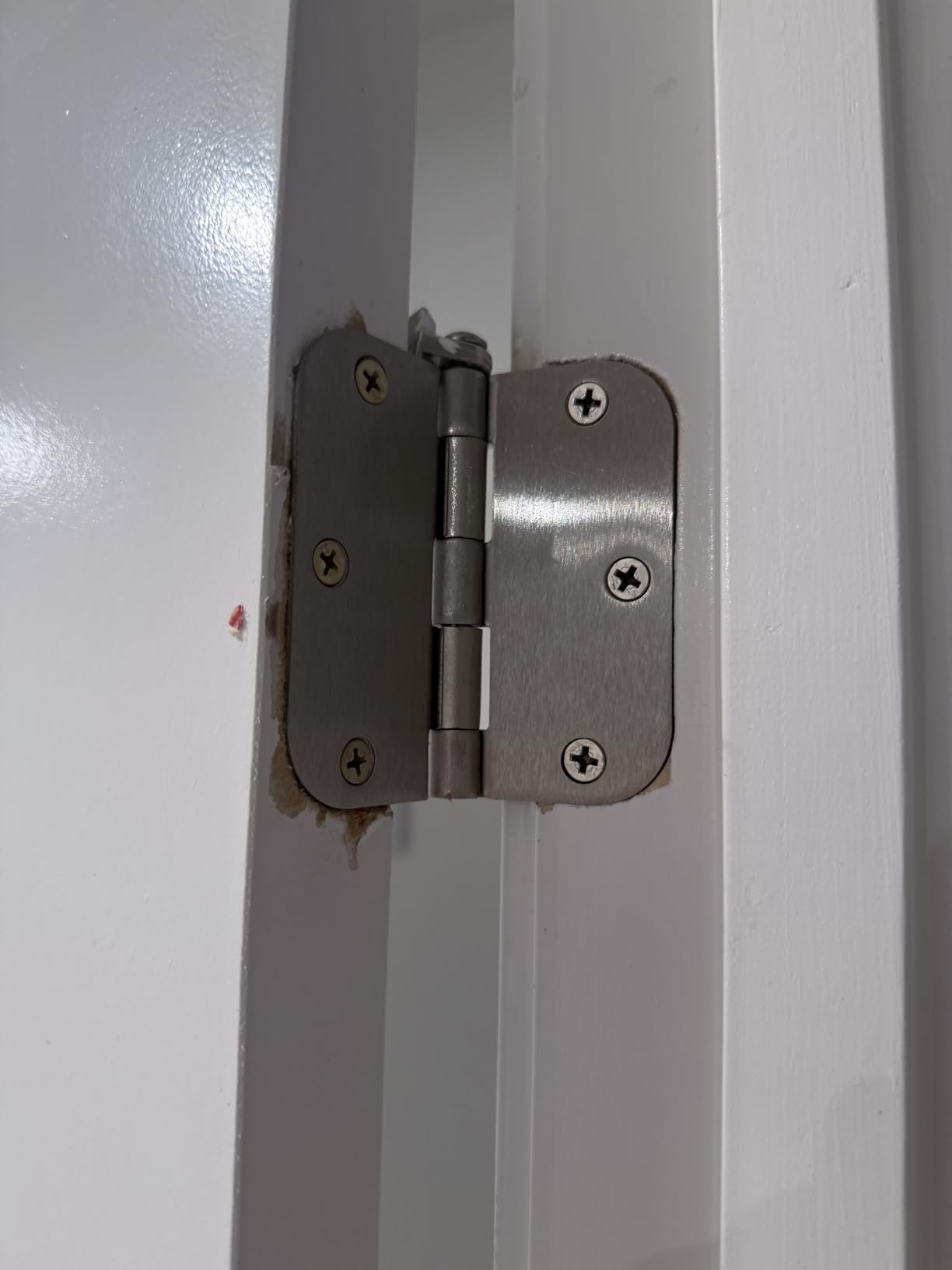 4-PK - #9x3 Permanent Door Hinge Repair Kit - Easy Stripped Screw Hole Repair - Reinforce Door Hinges, Strike Plates & Door Jamb Repair - Quickly Fix Stripped Hinge Screws in Minutes - Made in USA customer photo 1