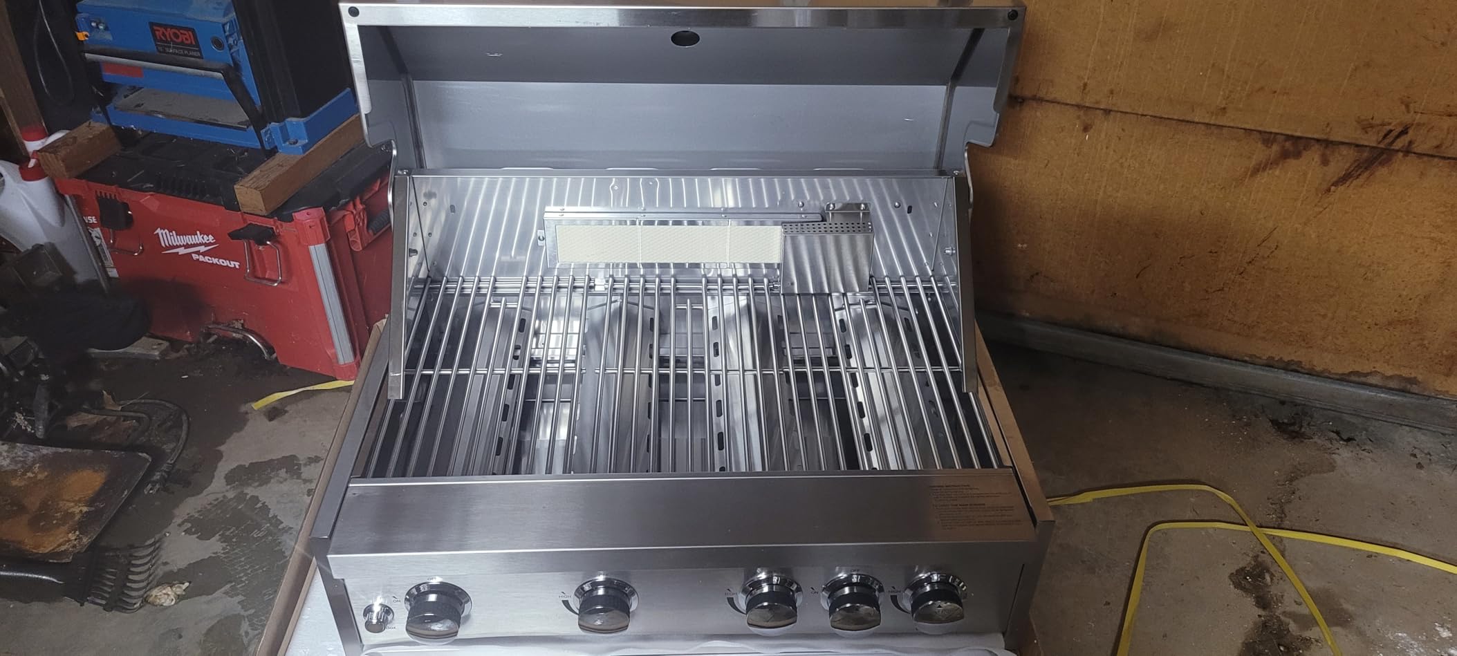 BODEGA Gas Grill Built-In Head, 30-Inch 5-Burner Propane Grill, LP Gas & Natural Gas Convertible, Heavy Duty 304 Stainless Steel 58000-BTUs BBQ Island Kitchen Gas Grill Outdoor Cooking customer photo 1