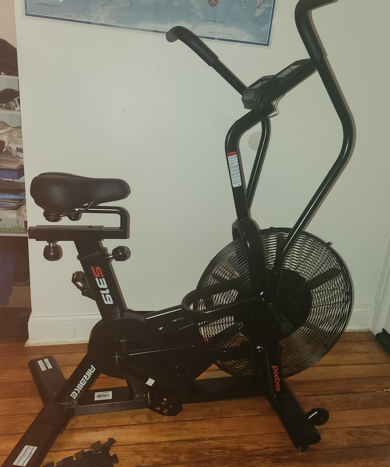 pooboo Air Resistance Bluetooth Fan Bike with Dual Action Handlebars customer photo 1