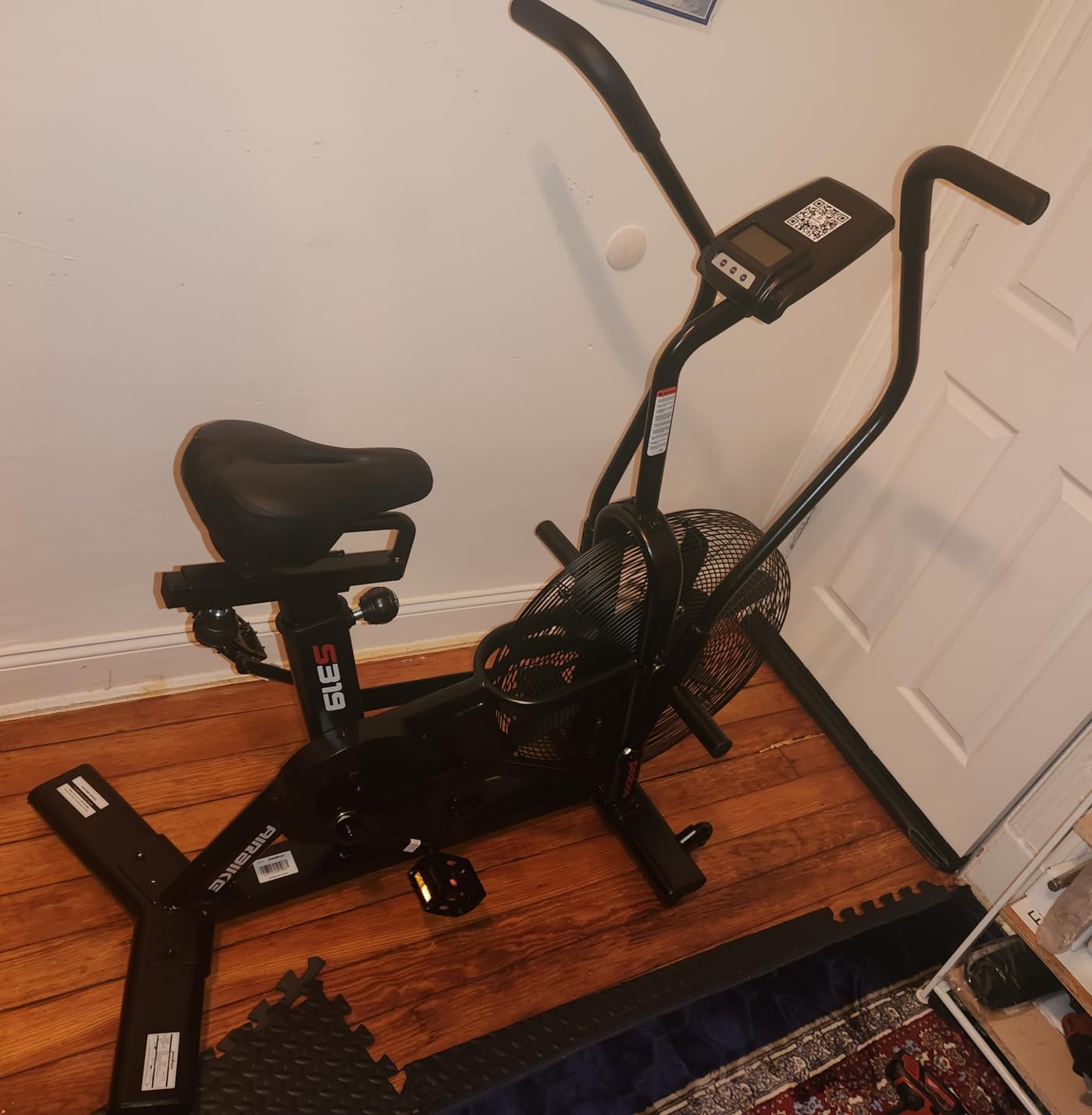 pooboo Air Resistance Bluetooth Fan Bike with Dual Action Handlebars customer photo 2