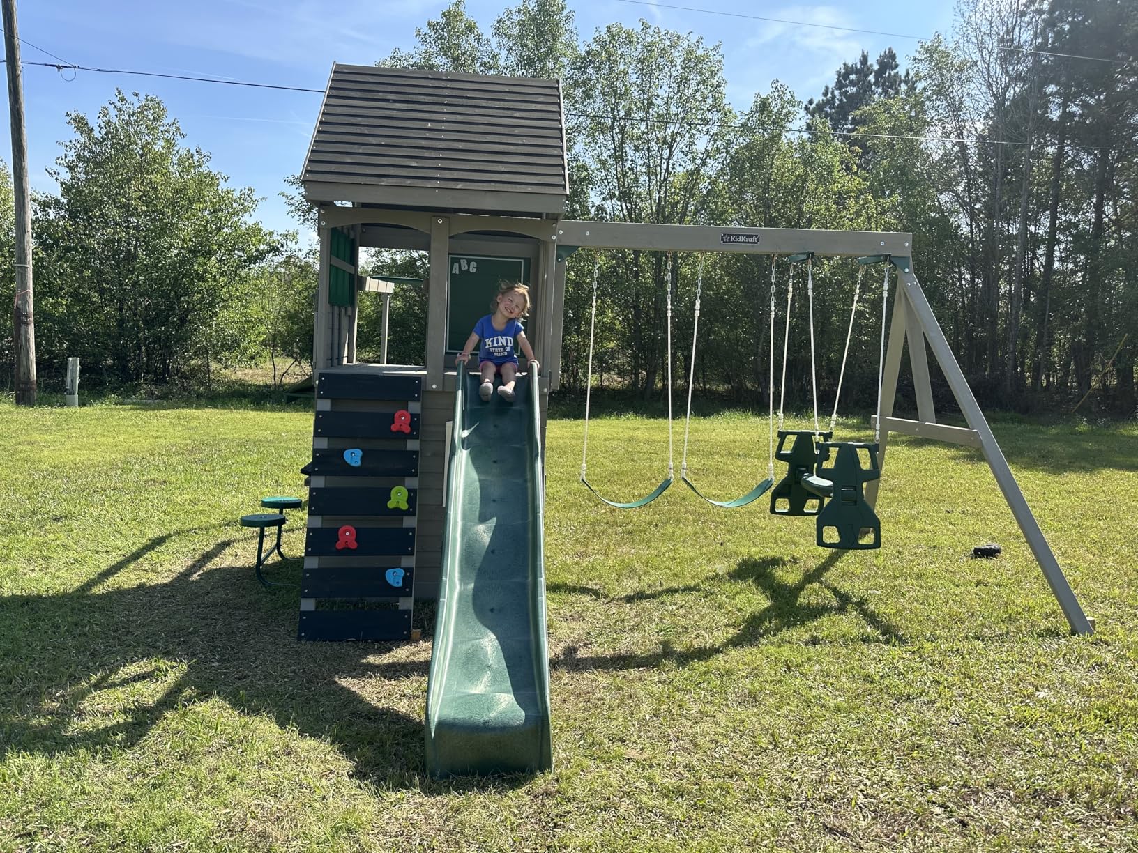 KidKraft River Canyon Swing Set customer photo 1