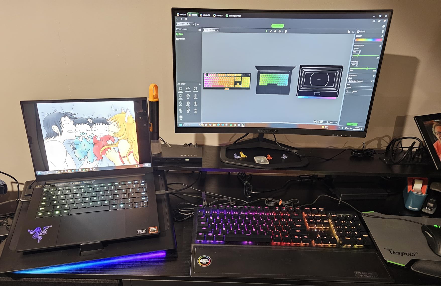 Razer Blade 14 (2025) Gaming Laptop: NVIDIA GeForce RTX 5070 - AMD Ryzen AI 9 365 CPU - 3K 120Hz OLED Display - 32GB LPDDR5X RAM - 1TB SSD - Thin and Lightweight - Chroma RGB - Windows - Black customer photo 1