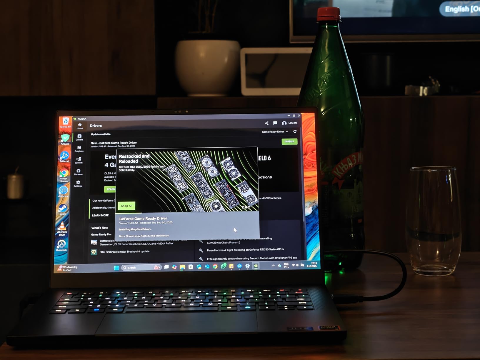 Razer Blade 14 (2025) Gaming Laptop: NVIDIA GeForce RTX 5070 - AMD Ryzen AI 9 365 CPU - 3K 120Hz OLED Display - 32GB LPDDR5X RAM - 1TB SSD - Thin and Lightweight - Chroma RGB - Windows - Black customer photo 2