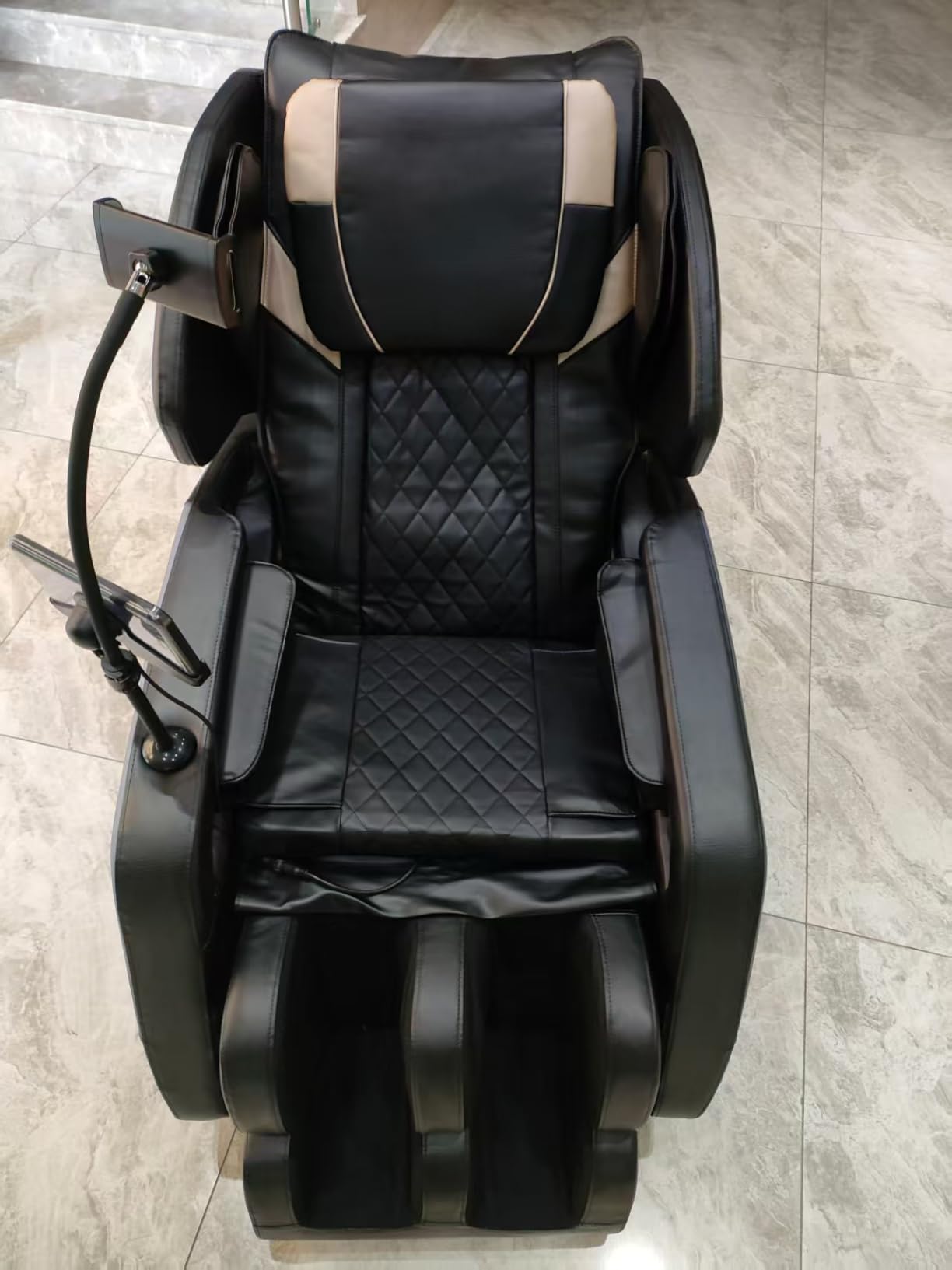 Massage Chair Full Body, Zero Gravity Massage Chair with Auto Modes, Airbag Massage, 6 Fix Point Rollers, Foot Massage, Heating, Touch Screen Controller, Gray Home Relaxation Recliner with Massage customer photo 1