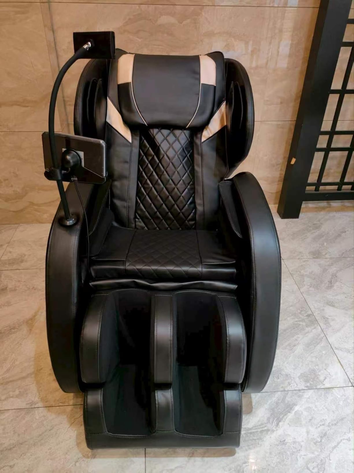 Massage Chair Full Body, Zero Gravity Massage Chair with Auto Modes, Airbag Massage, 6 Fix Point Rollers, Foot Massage, Heating, Touch Screen Controller, Gray Home Relaxation Recliner with Massage customer photo 2