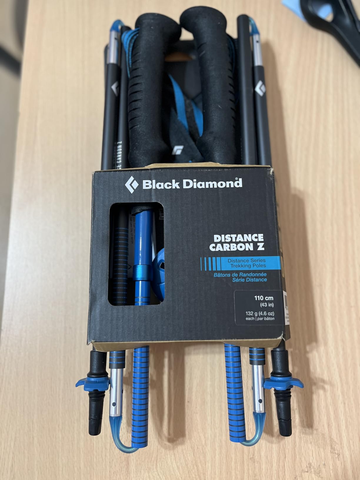 BLACK DIAMOND Distance Z Trekking Poles (Pair) | Ultralight | Foldable Z-Pole Design | Trail Running & Hiking Stability customer photo 2