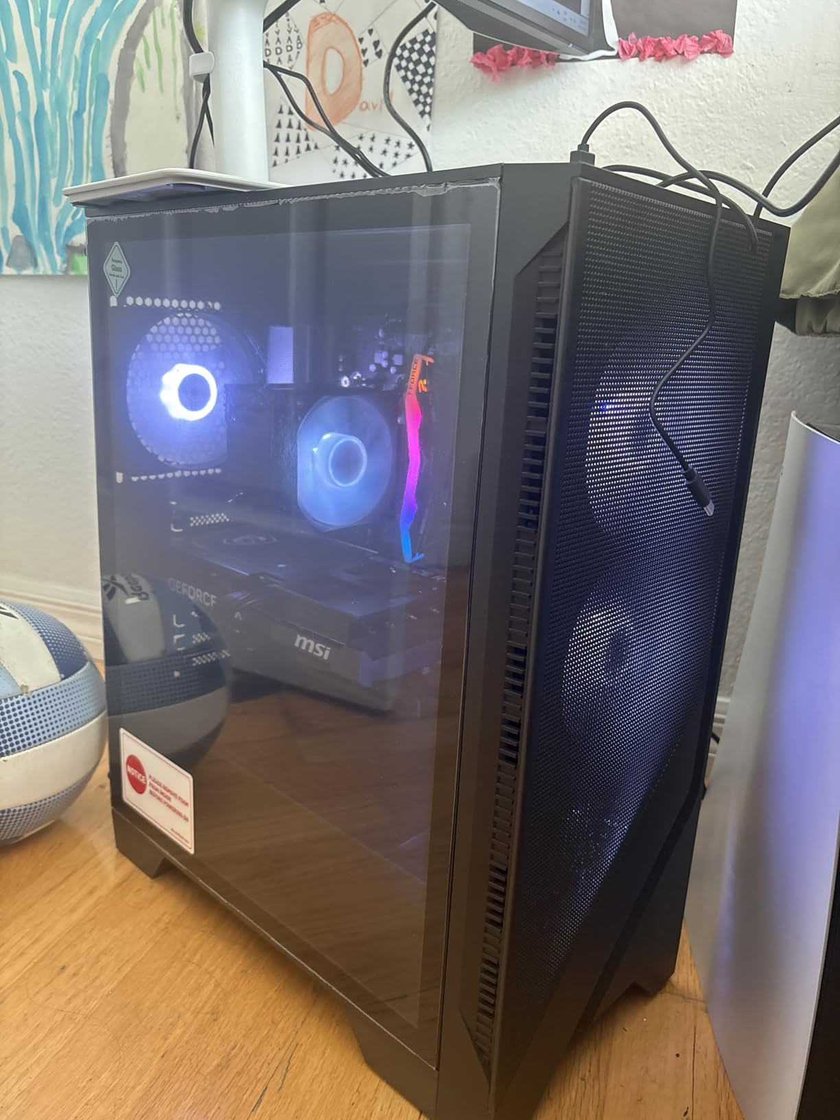 msi Codex Z2 Gaming Desktop: AMD R7-8700F, GeForce RTX 5070, 32GB DDR5, 2TB m.2 NVMe SSD, USB Type-C, VR-Ready, Windows 11 Home : A8NVP-436US customer photo 1