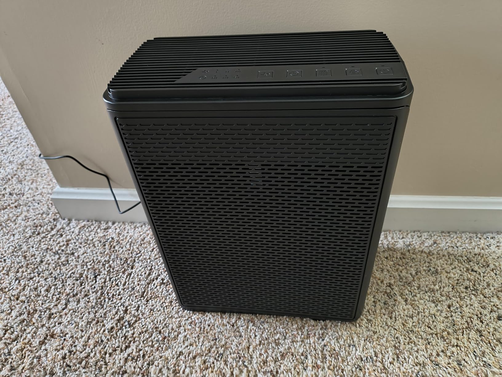YARIKI Air Purifiers for Home Pets Covers Up to 1500 Sq Ft,H13 Hepa Filter with Washable Pre-Filter,Pet Hair Dander Smoke Air Cleaner,22 dB Quiet Sleep for Living Room Bedroom Kitchen,P280 (Black) customer photo 1
