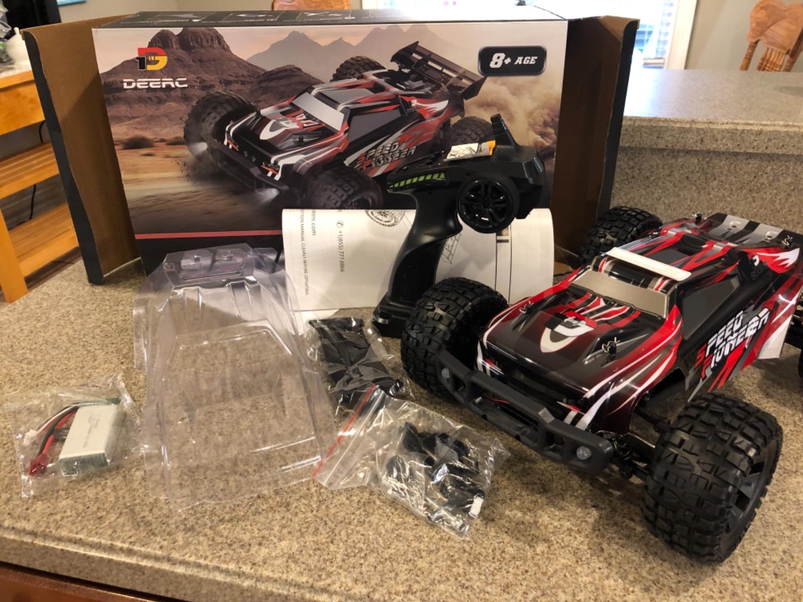 DEERC 9309E All Terrain Fast RC Cars for Adults 40KPH, 4WD Electric Off-Road Remote Control Monster Truck, 2.4Ghz High Speed Car, Waterproof Monster Truck with 2 Batteries customer photo 2