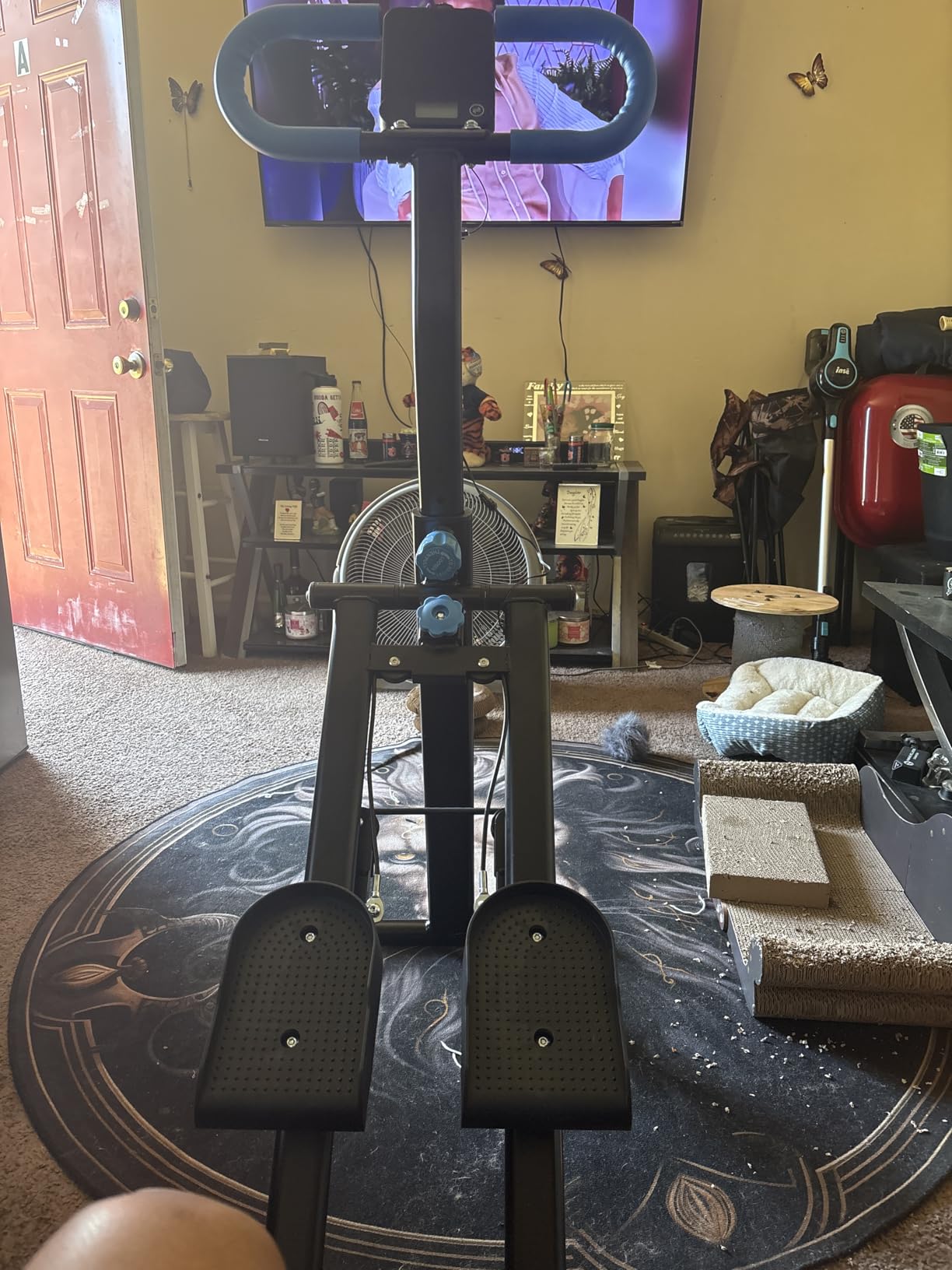 Stair Stepper for Home Gym Exercise, Vertical Climber Exercise Machine for Full Body Workout, Compact Folding Cardio Exercise Climber with Adjustable Handlebar customer photo 1