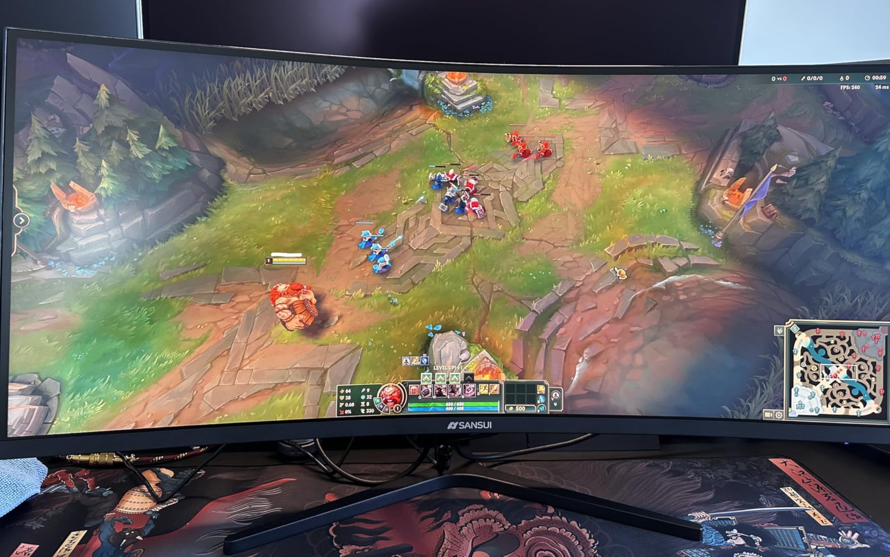 SANSUI 34 Inch 240Hz Ultrawide Curved Gaming Monitor UWQHD 3440x1440, 21:9 2K Curved Monitor 1500R,HDR400,Fast VA, PIP/PBP,AI Crosshair,AIPQ(Visual Enhance),MPRT 1ms,HDMI2.1 * 2,DP1.4 * 2 customer photo 1
