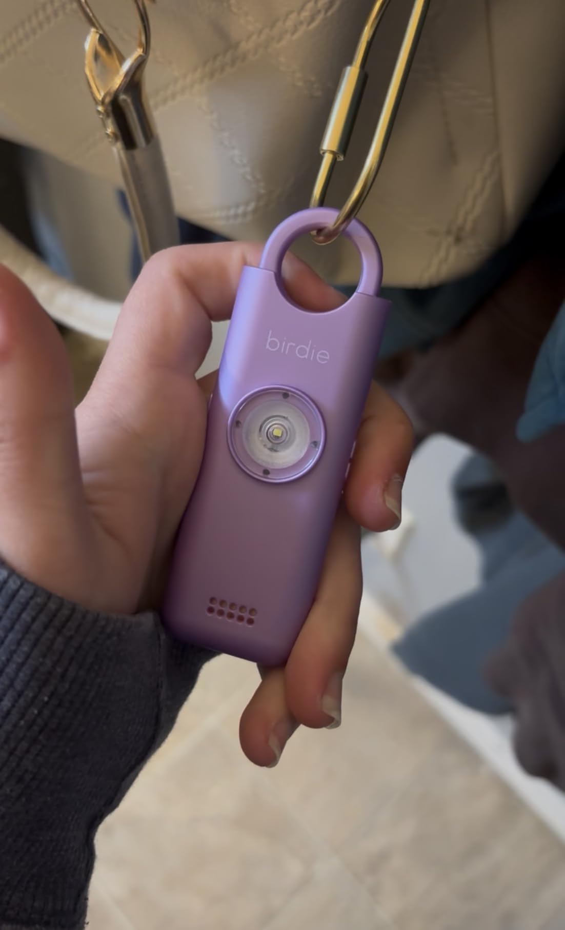 She's Birdie 3.0 New Version - The Original Personal Safety Alarm for Women by Women - Loud Siren, Flash Light and Rechargeable Battery (Aqua Blue) customer photo 1