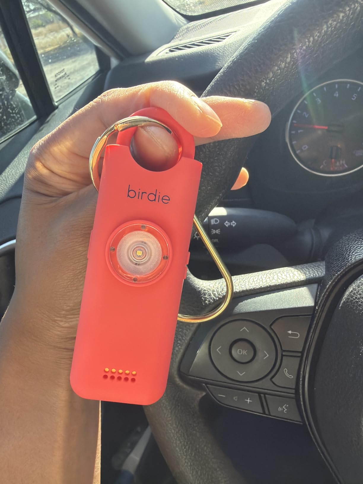 She's Birdie 3.0 New Version - The Original Personal Safety Alarm for Women by Women - Loud Siren, Flash Light and Rechargeable Battery (Aqua Blue) customer photo 2