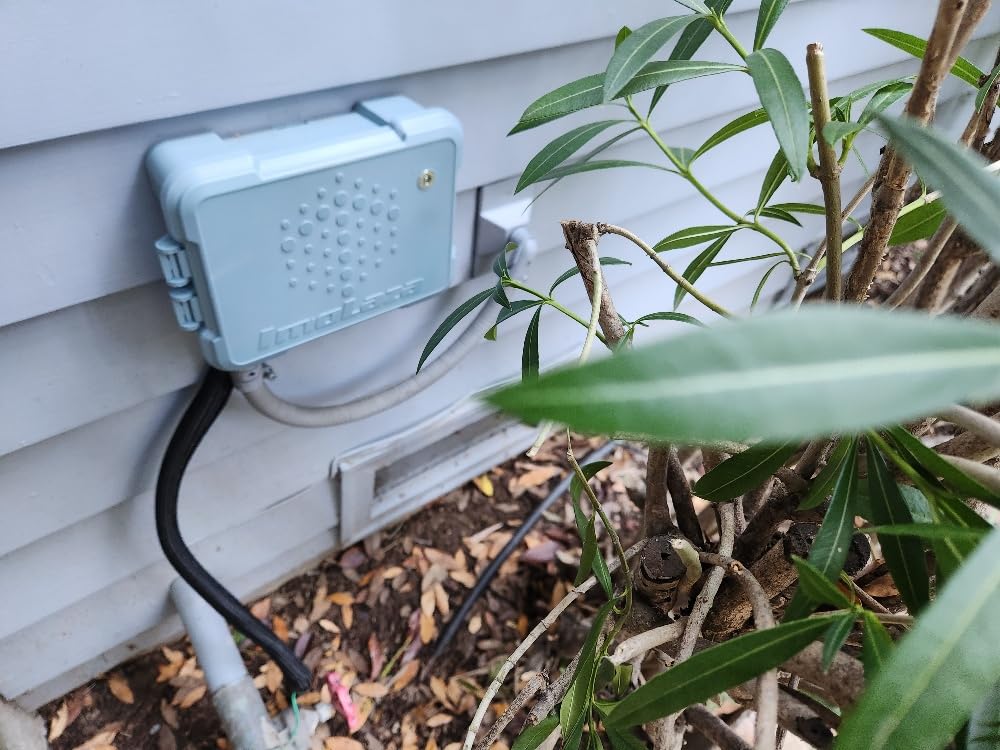 Indoor/Outdoor Smart Sprinkler Controller, ET Automatic Watering Irrigation Controller,2.4GHz WiFi, Ultra Water Saving via Rain/Freeze/Wind/Saturation Skip, App Remote Control & Fault Alerts customer photo 2